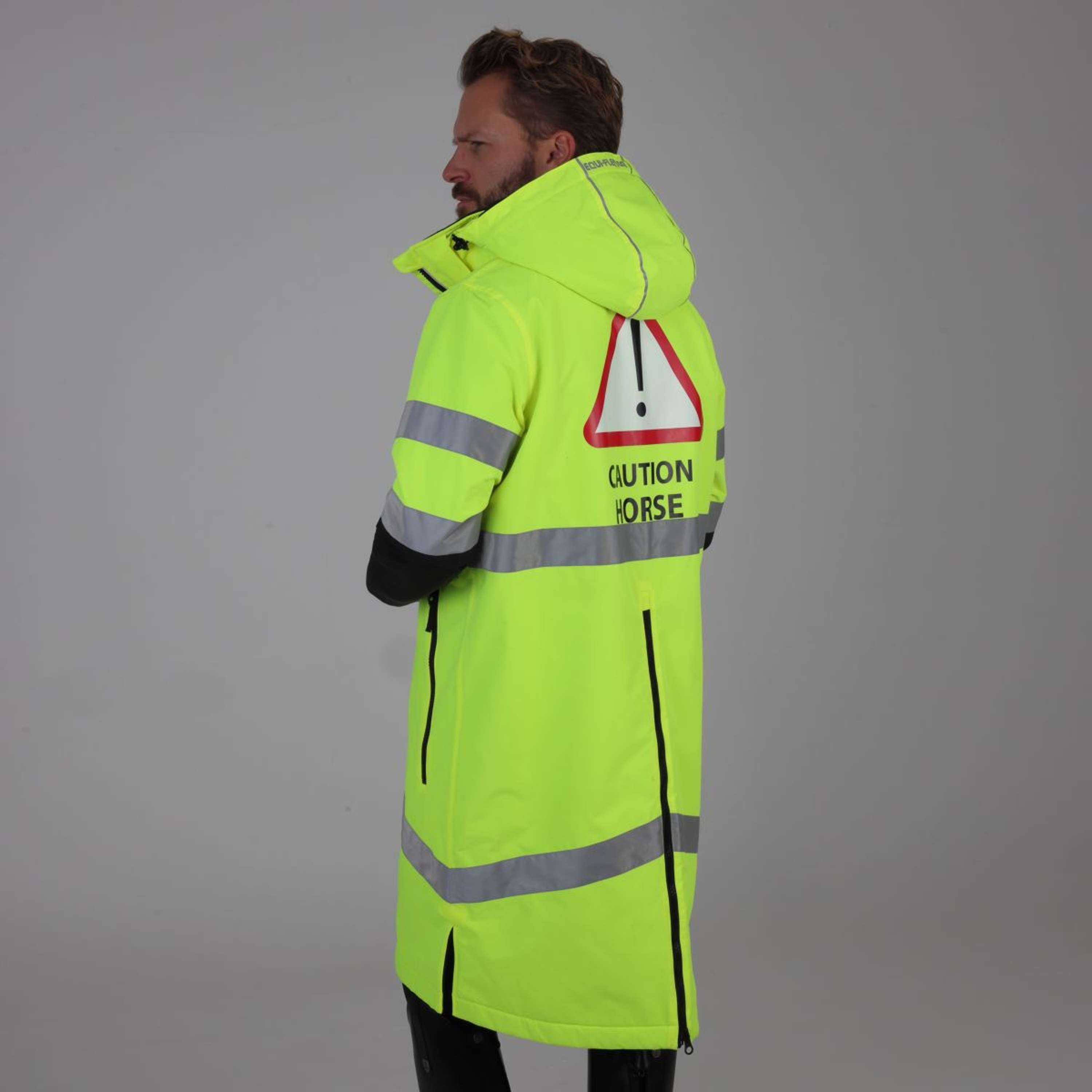 Equi-Flector by Shires Reflective Jacket Long Yellow