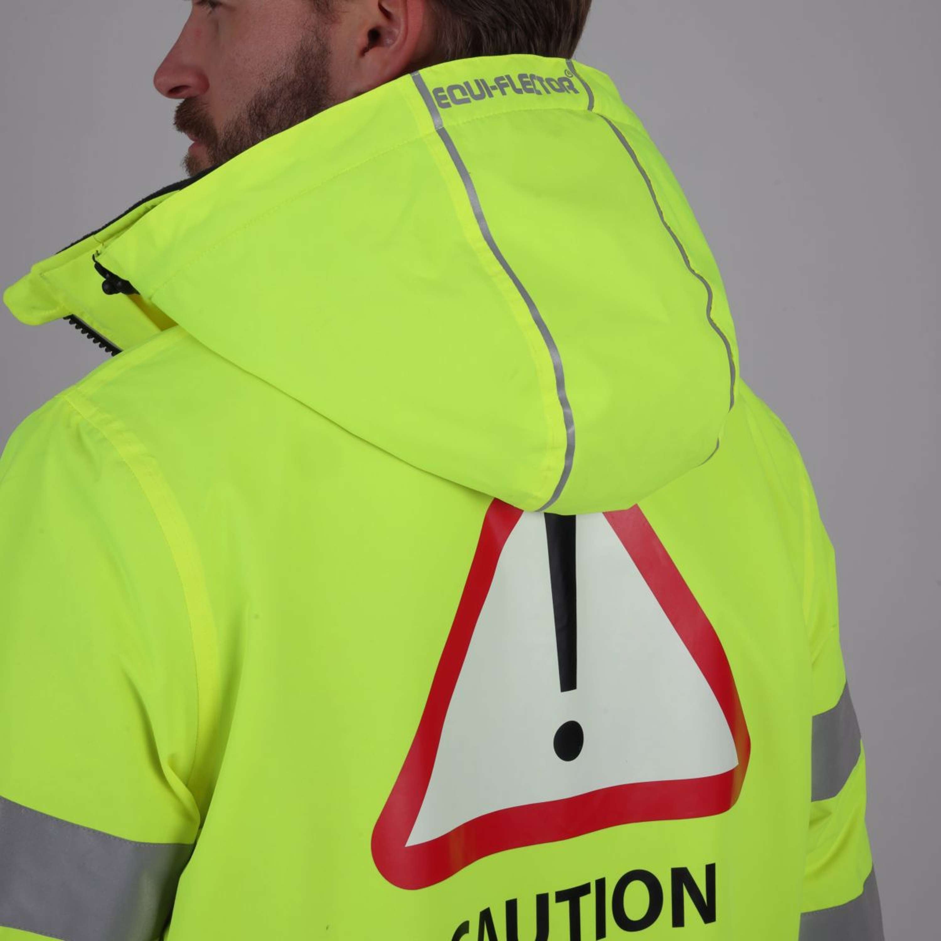 Equi-Flector by Shires Reflective Jacket Long Yellow