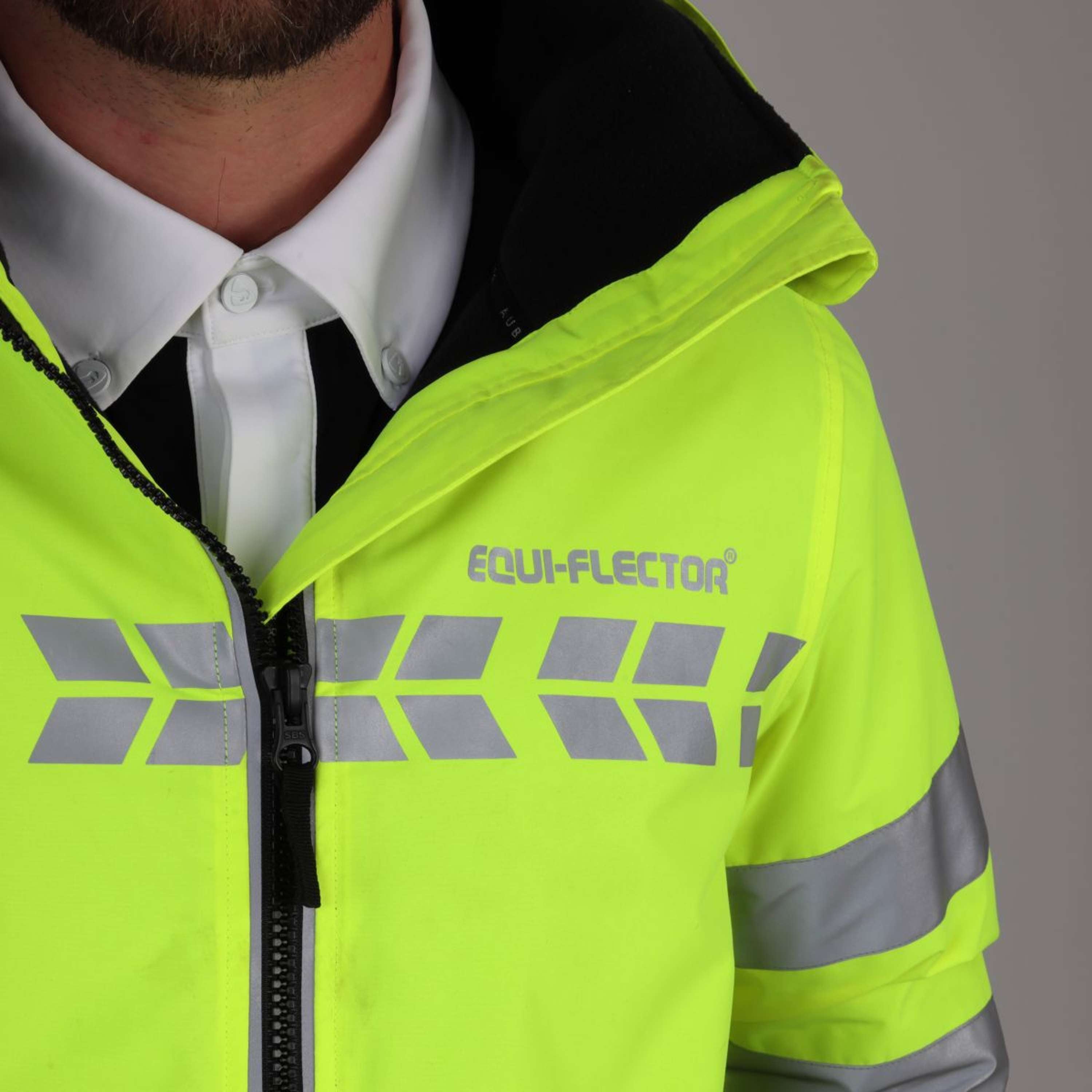 Equi-Flector by Shires Reflective Jacket Long Yellow