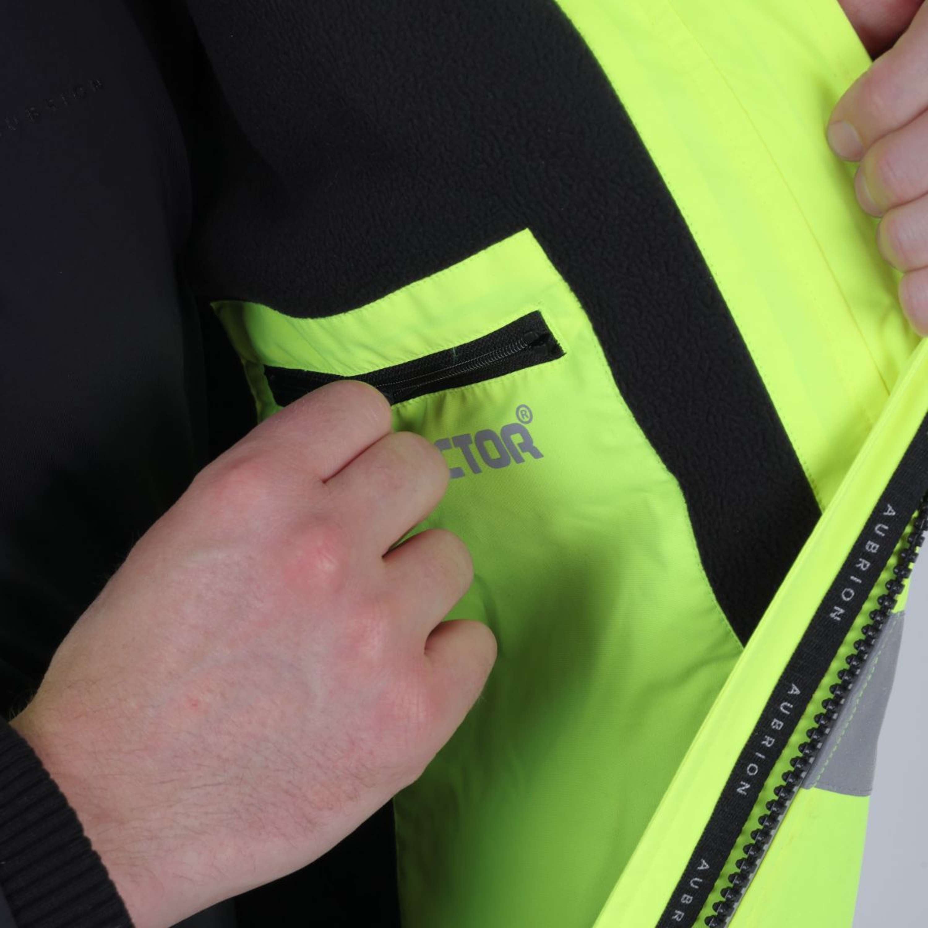 Equi-Flector by Shires Reflective Jacket Long Yellow