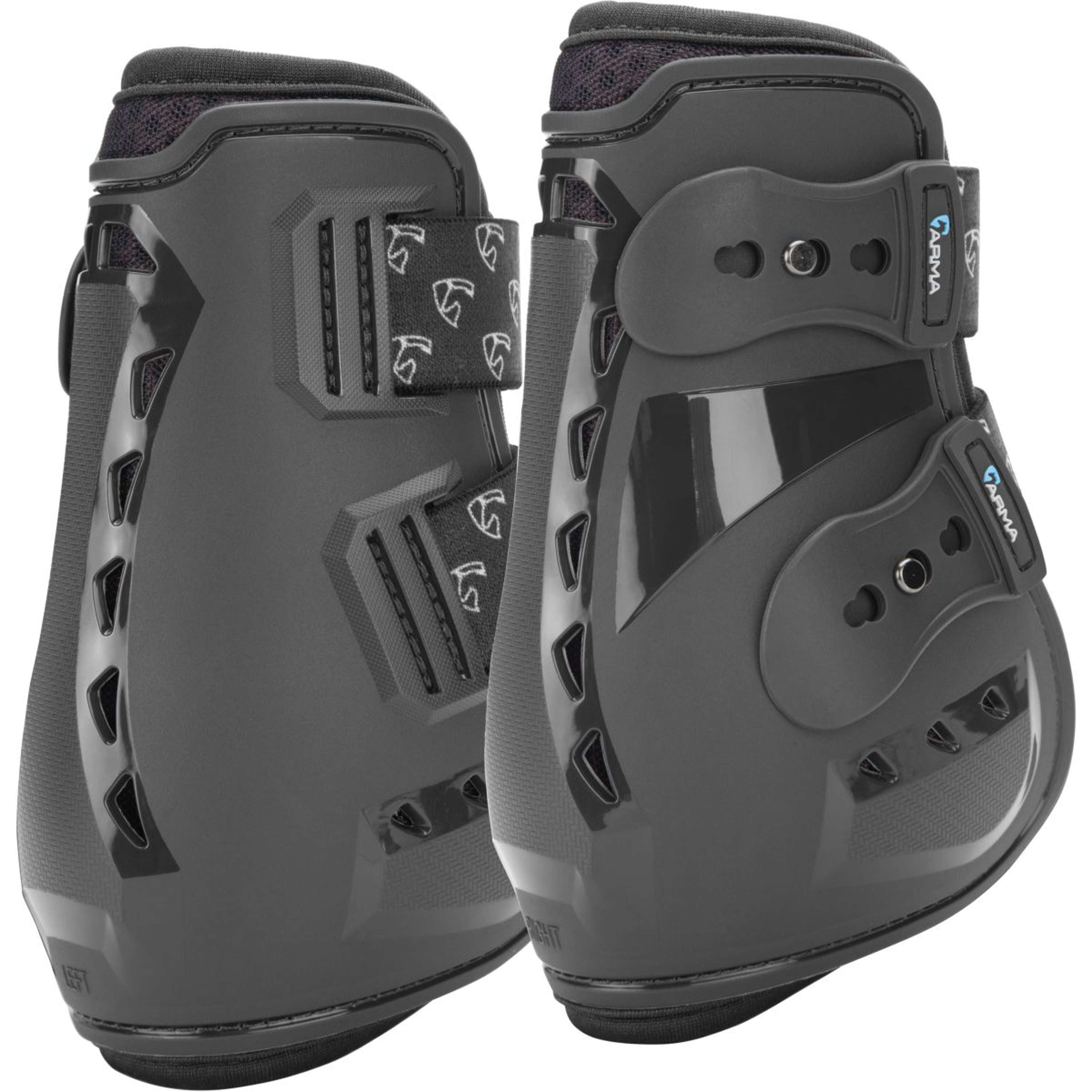 Arma by Shires Fetlock Boots Carbon Pro Black