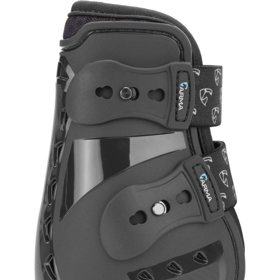 Arma by Shires Fetlock Boots Carbon Pro Black