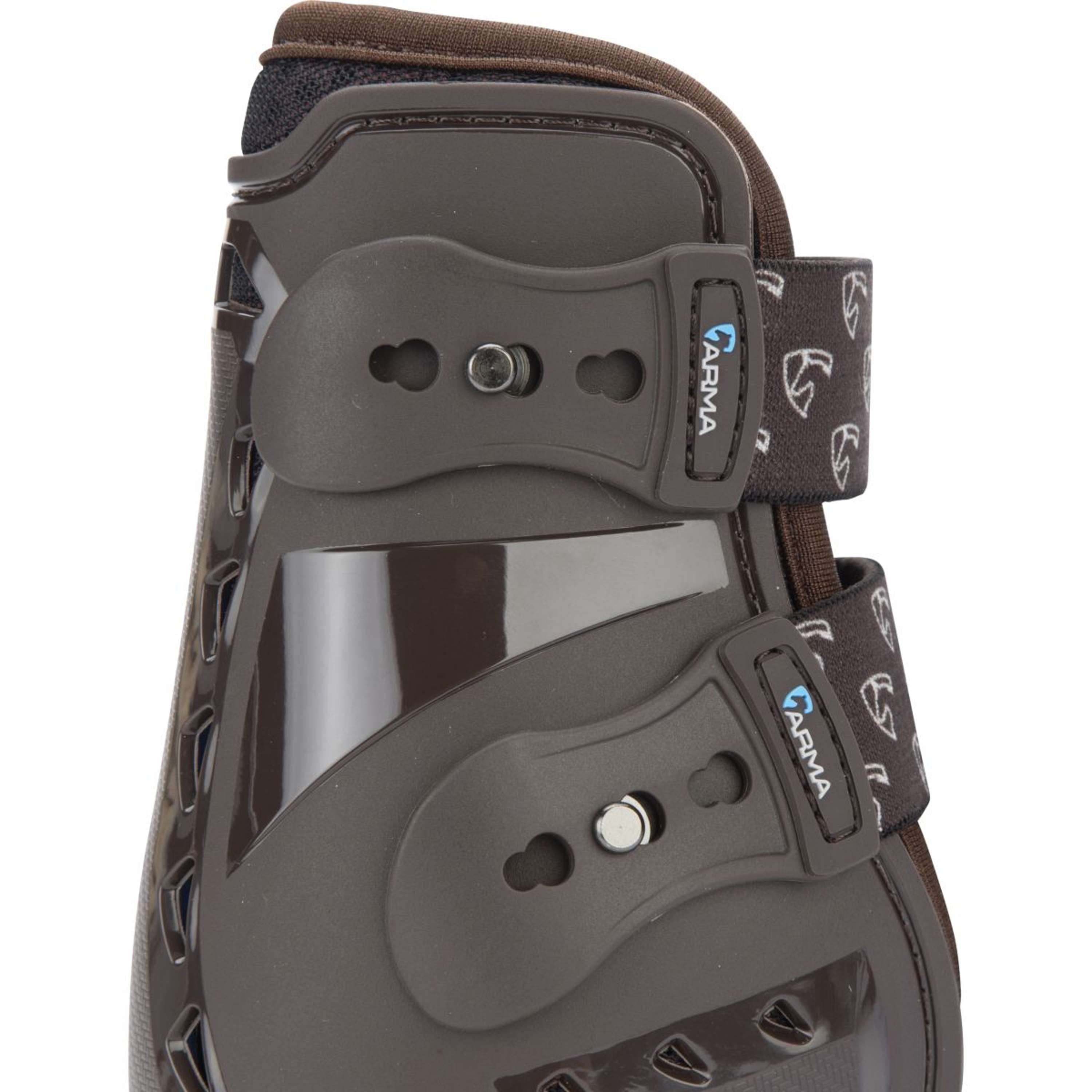 Arma by Shires Fetlock Boots Carbon Pro Brown