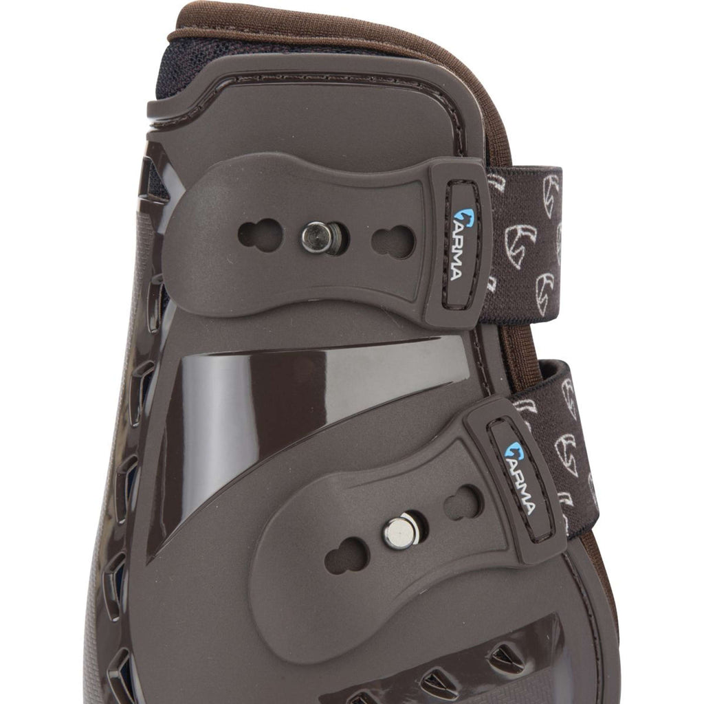 Arma by Shires Fetlock Boots Carbon Pro Brown