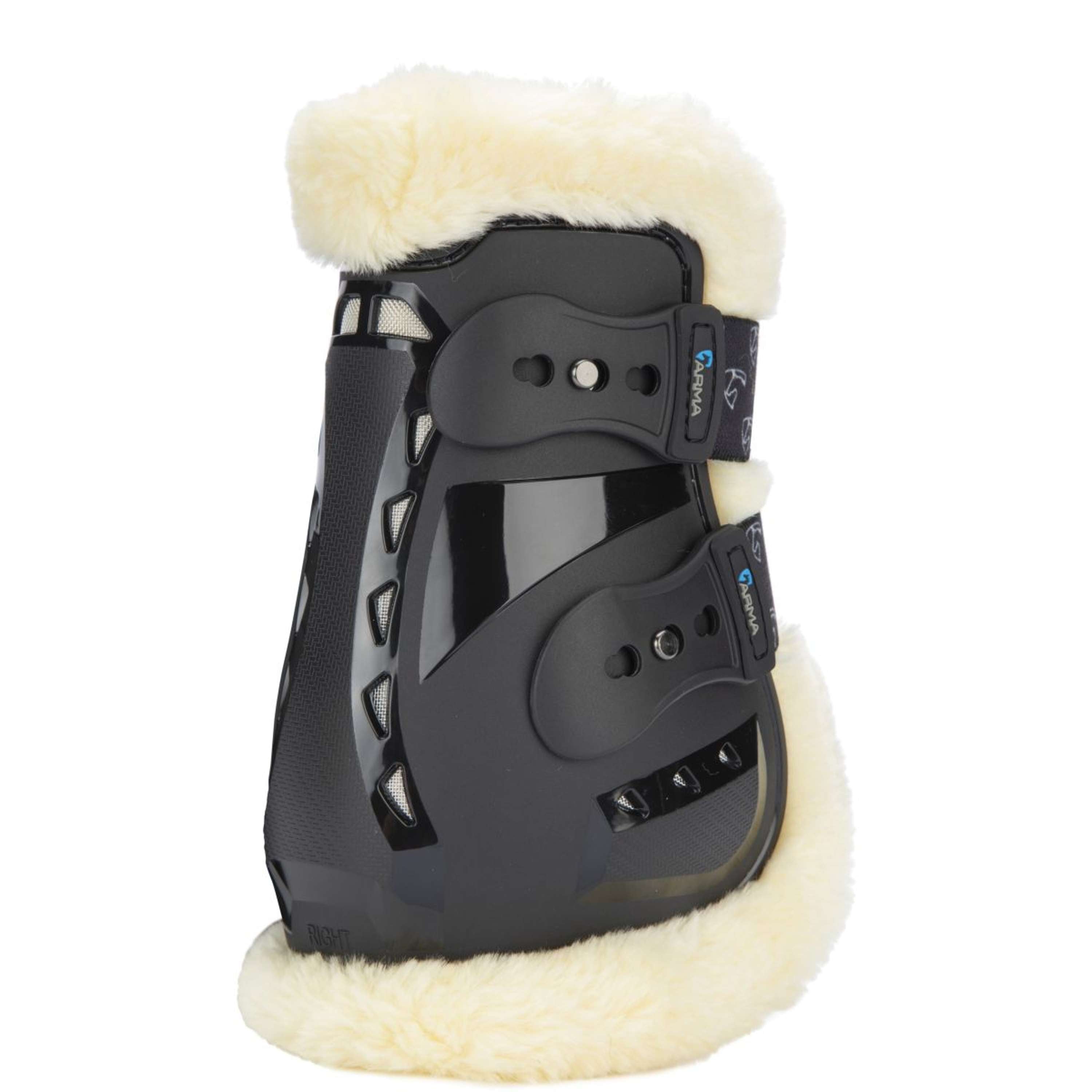 Arma by Shires Fetlock Boots Carbon Pro SupaFleece Black