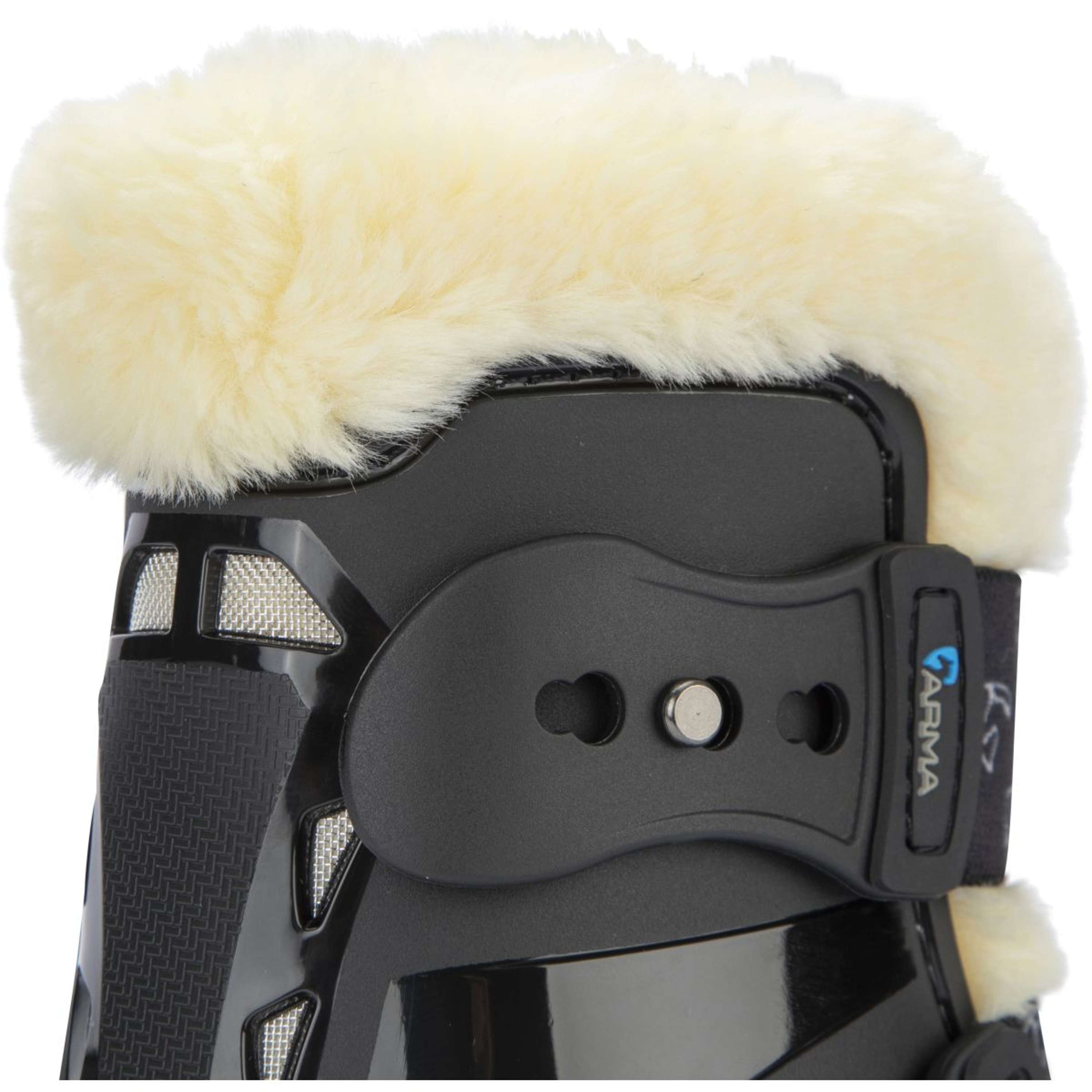 Arma by Shires Fetlock Boots Carbon Pro SupaFleece Black