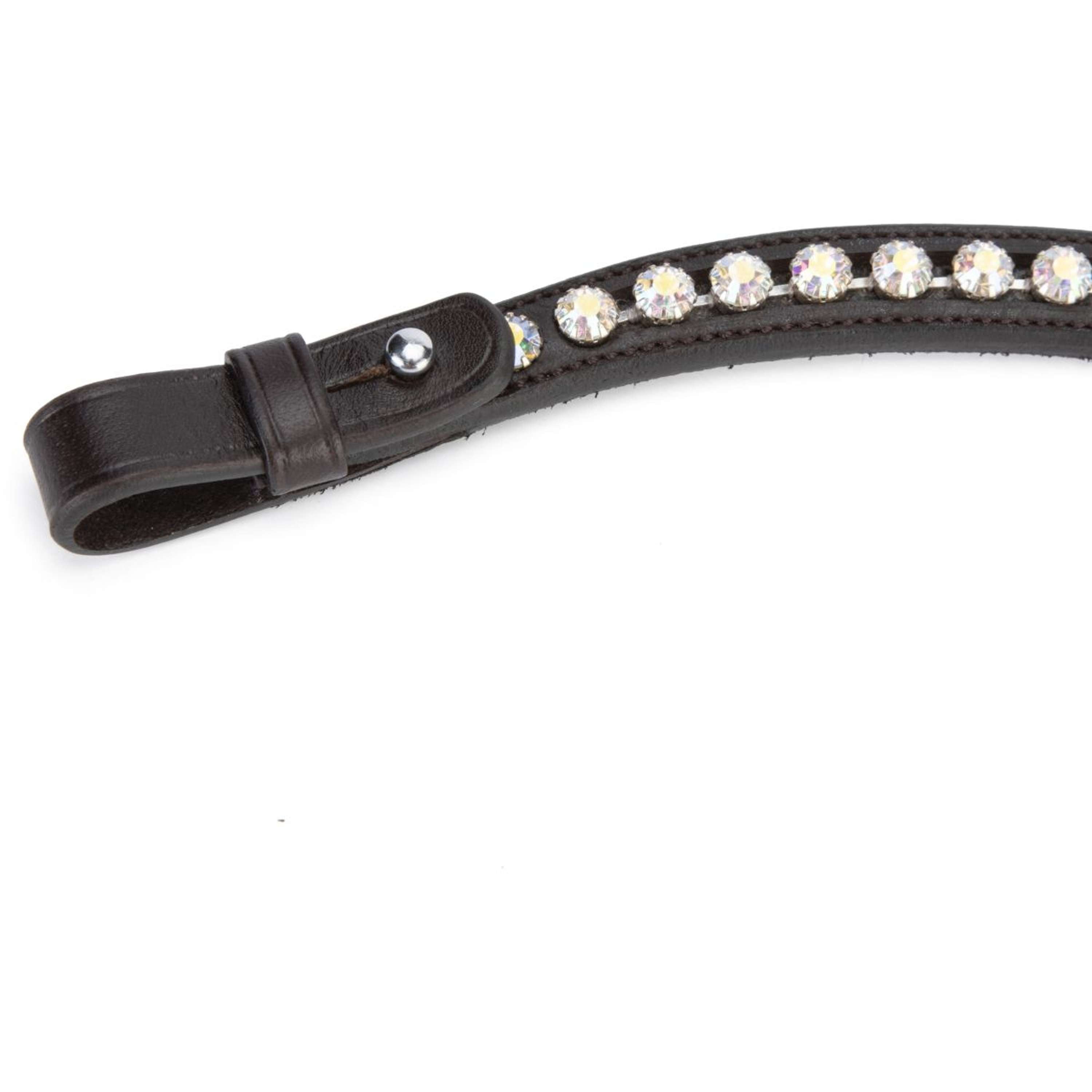 Velociti by Shires Browband GARA Iridescent Diamante Havana