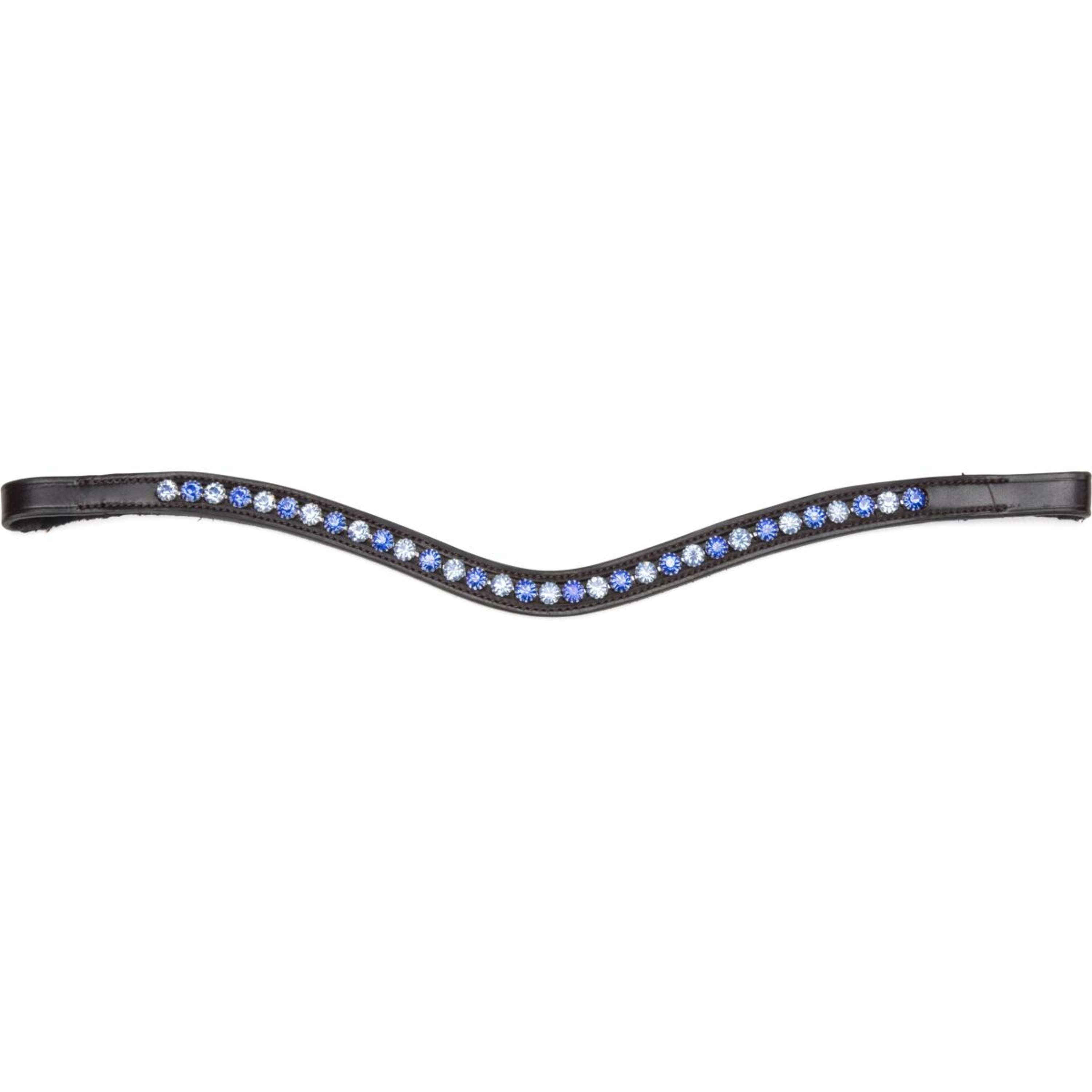 Velociti by Shires Browband GARA Blue Diamante Black