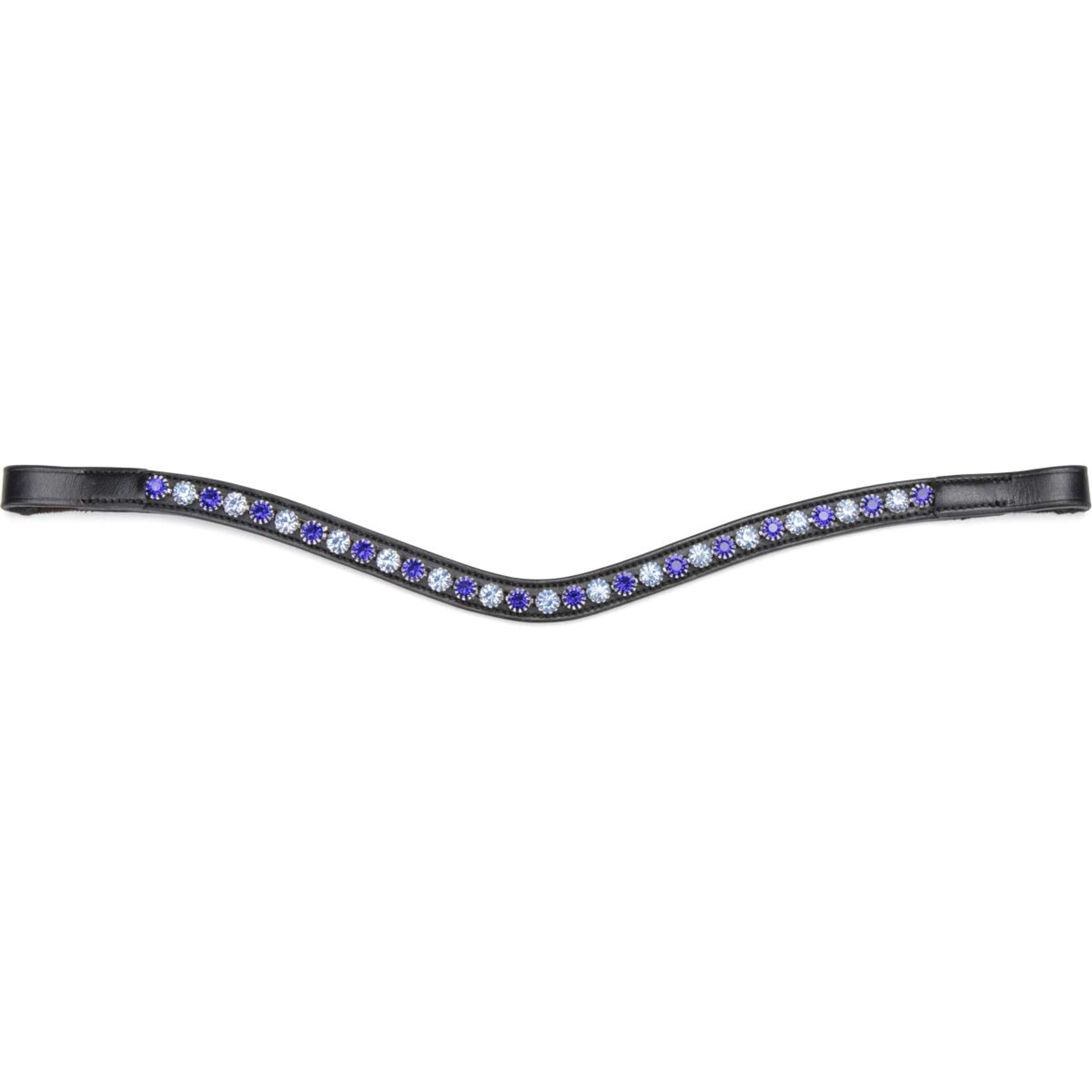 Velociti by Shires Browband GARA Blue Diamante Black