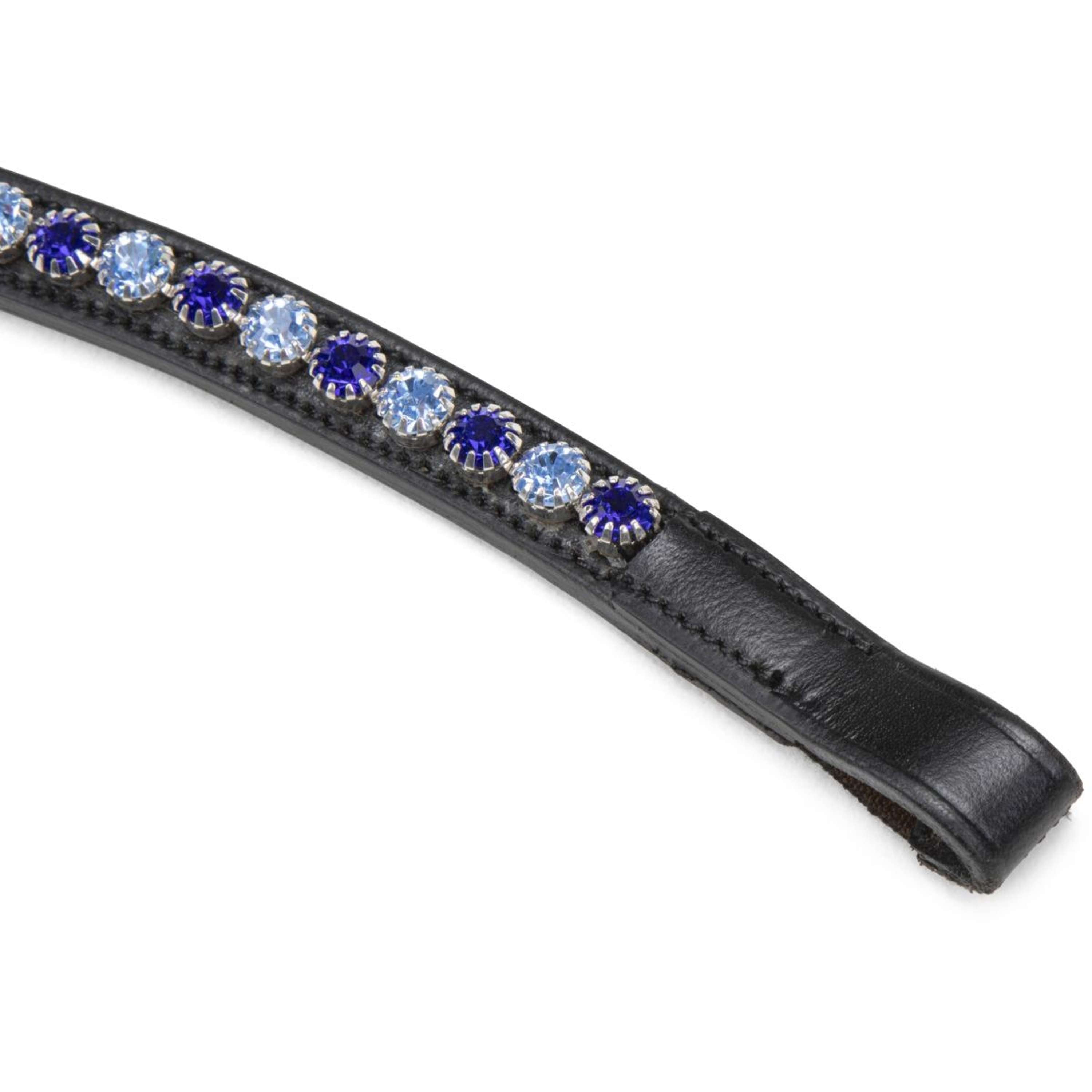 Velociti by Shires Browband GARA Blue Diamante Black