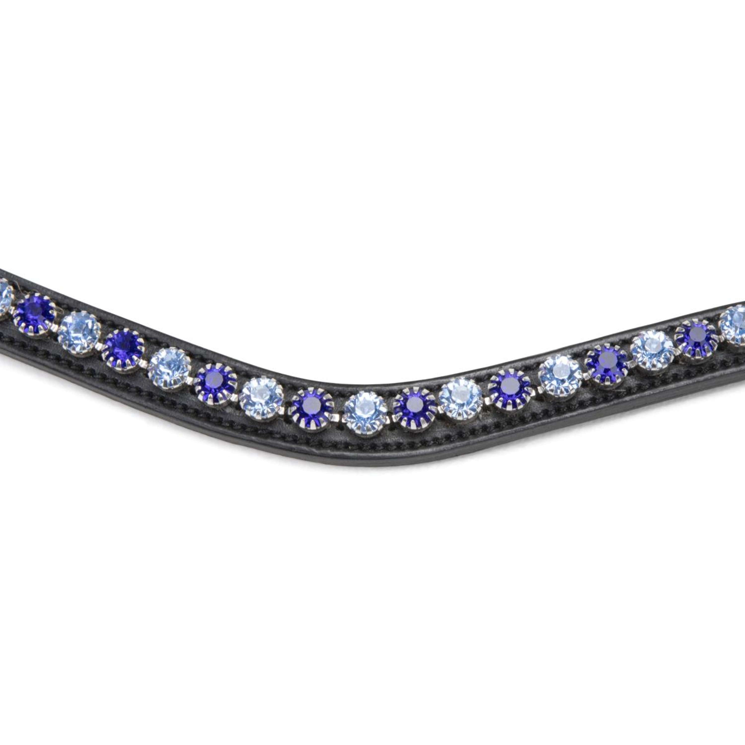 Velociti by Shires Browband GARA Blue Diamante Black