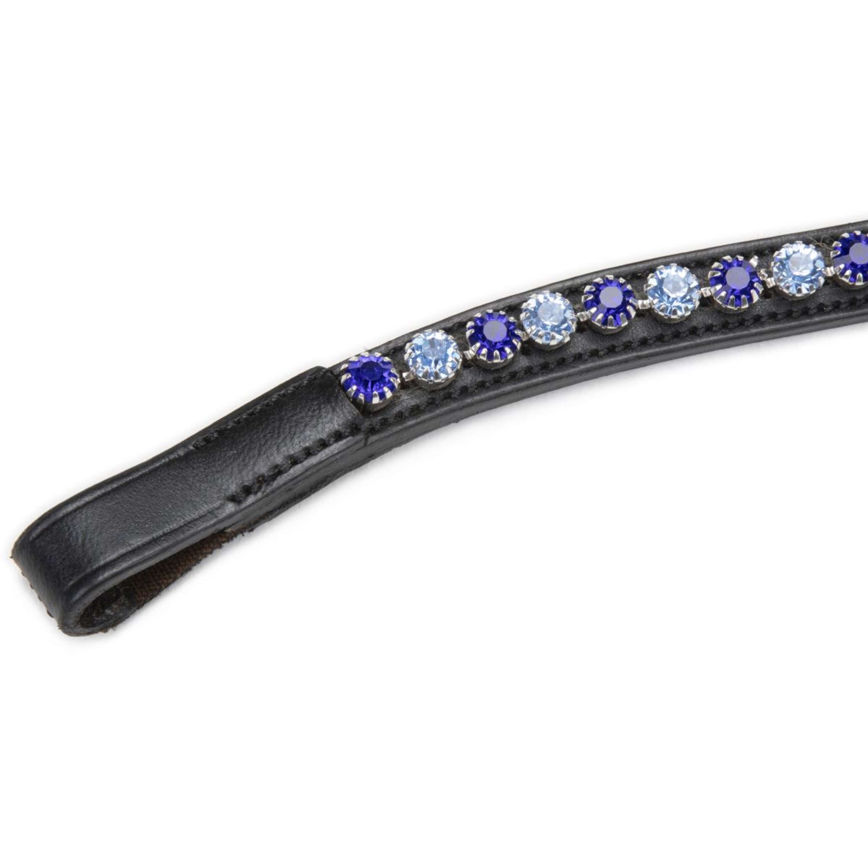 Velociti by Shires Browband GARA Blue Diamante Black