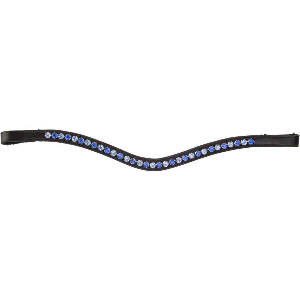 Velociti by Shires Browband GARA Blue Diamante Havana