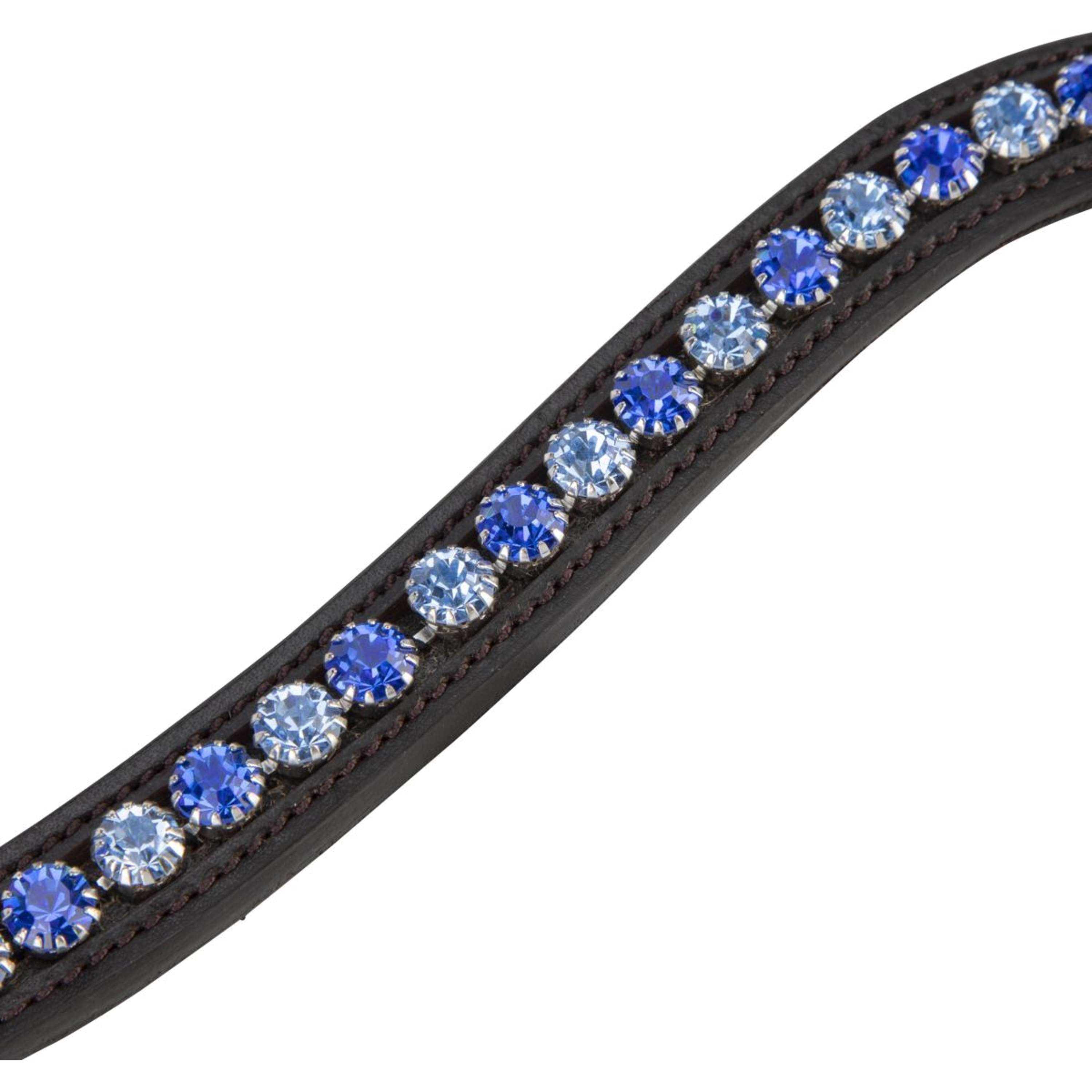 Velociti by Shires Browband GARA Blue Diamante Havana