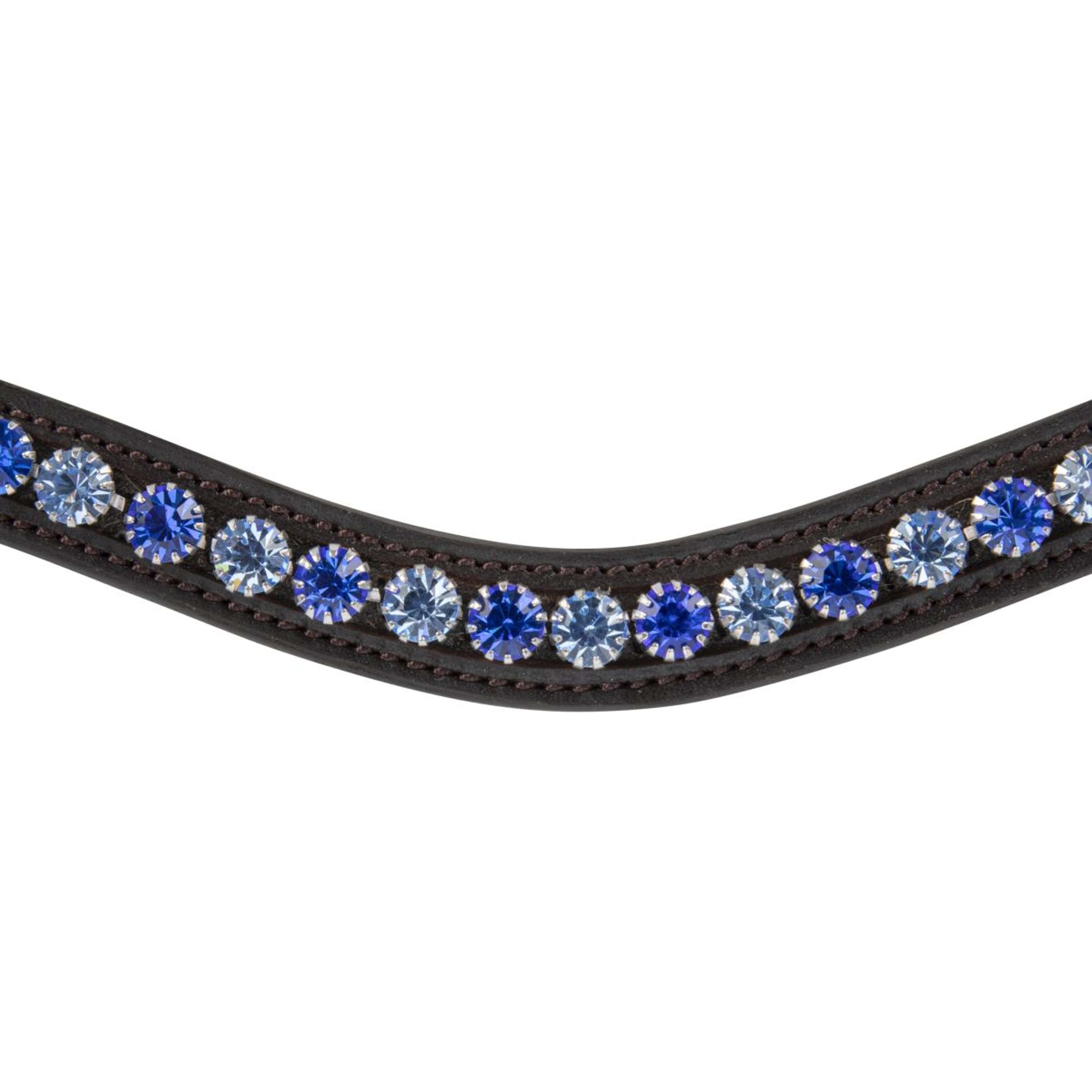Velociti by Shires Browband GARA Blue Diamante Havana