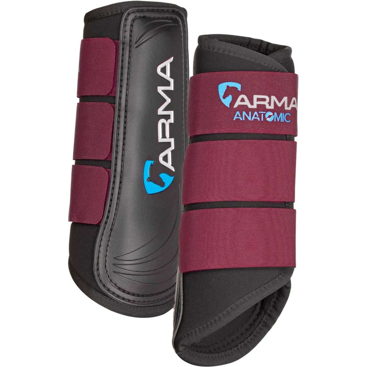 Arma by Shires Brushing Boots Neoprene Black Cherry