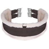 Shires Girth Fleece Lined Brown