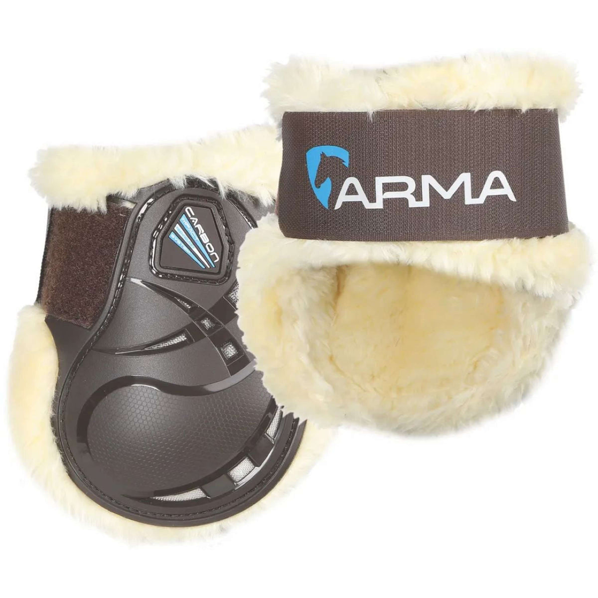 Arma by Shires Fetlock Boots Brown