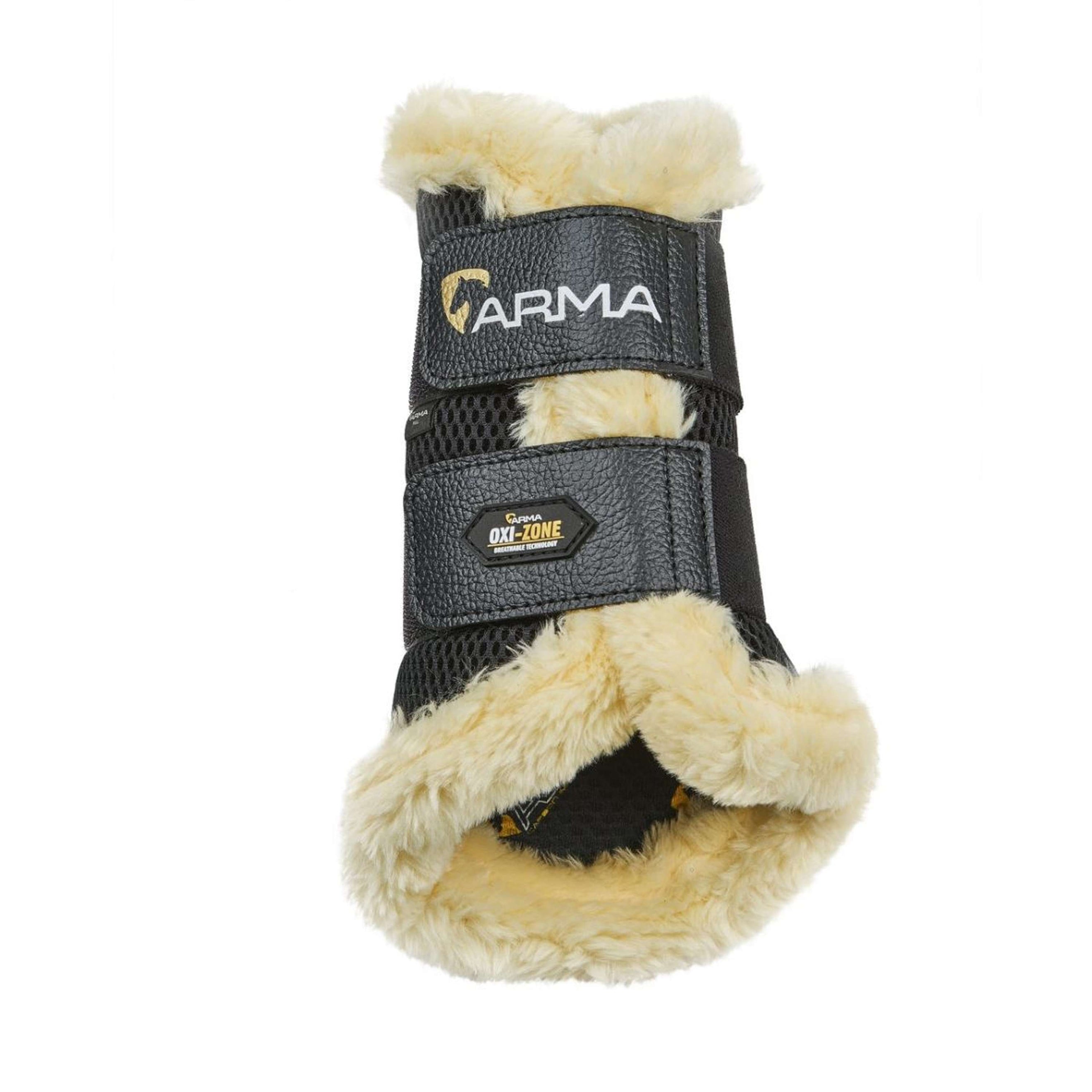 Arma by Shires Leg protection Oxi-Zone Supafleece Black