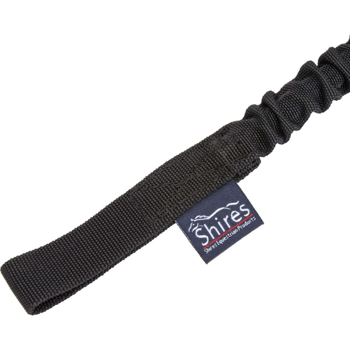 Shires Ribbon Tie Bungee Breakaway Black