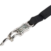Shires Ribbon Tie Bungee Breakaway Black