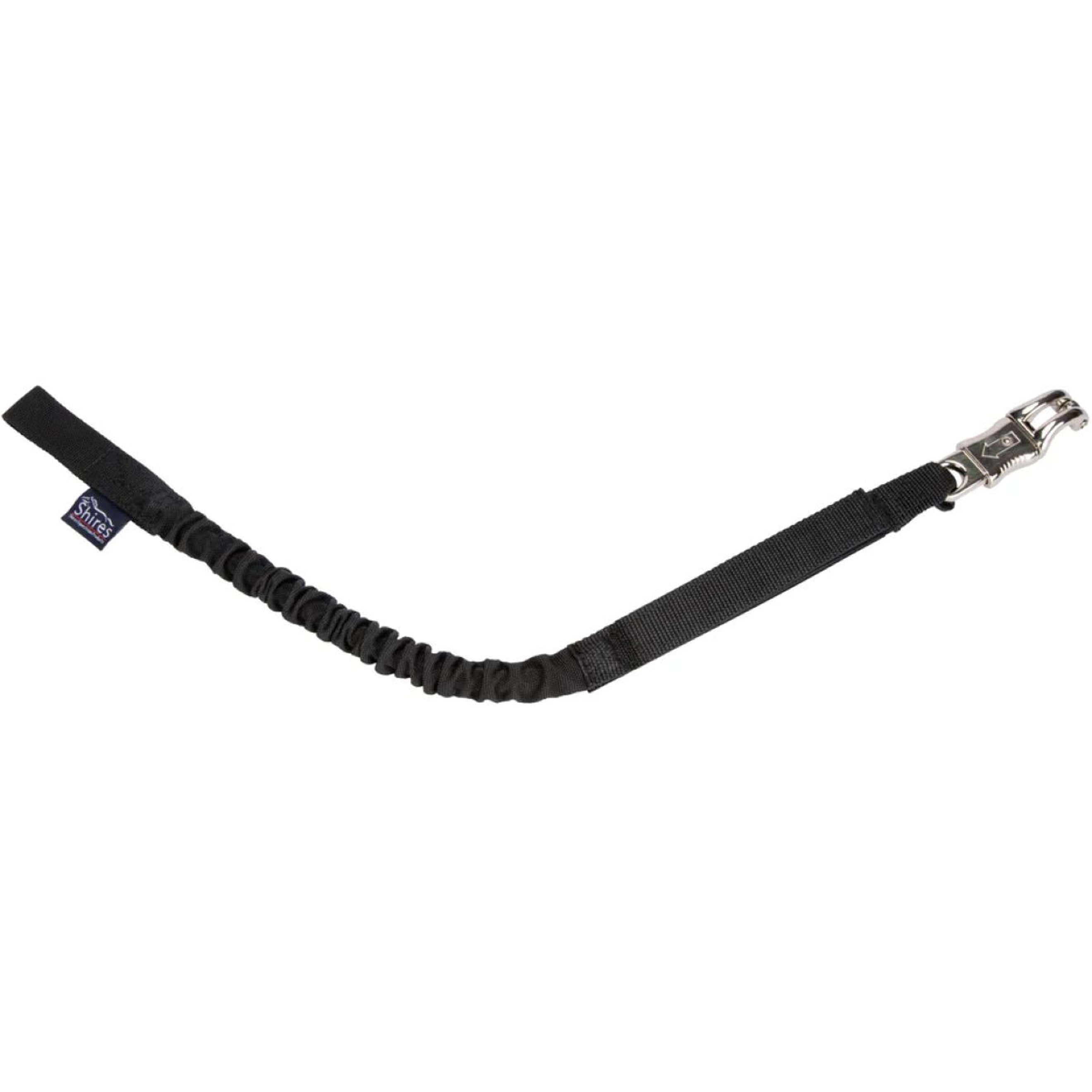 Shires Ribbon Tie Bungee Breakaway Black
