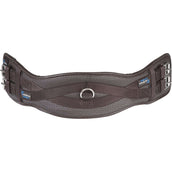 Shires Girth Anti Schuur Elastic Dressage Brown