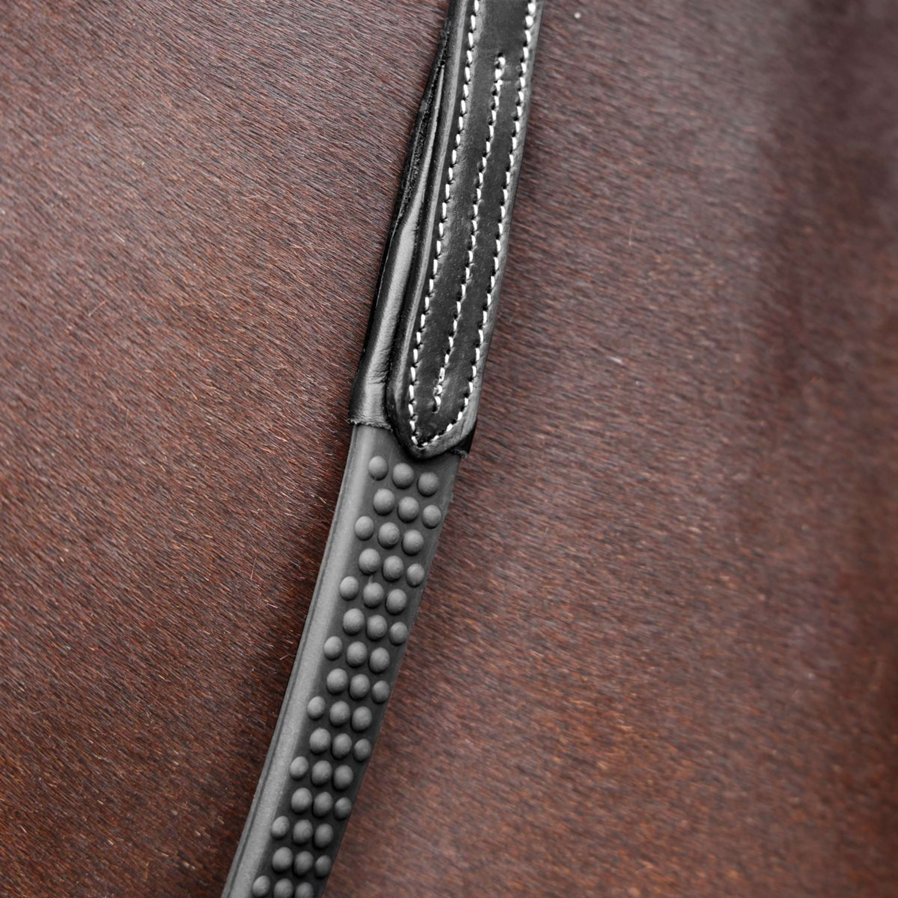 Velociti by Shires Reins Lusso Elite Pro SureGrip Black