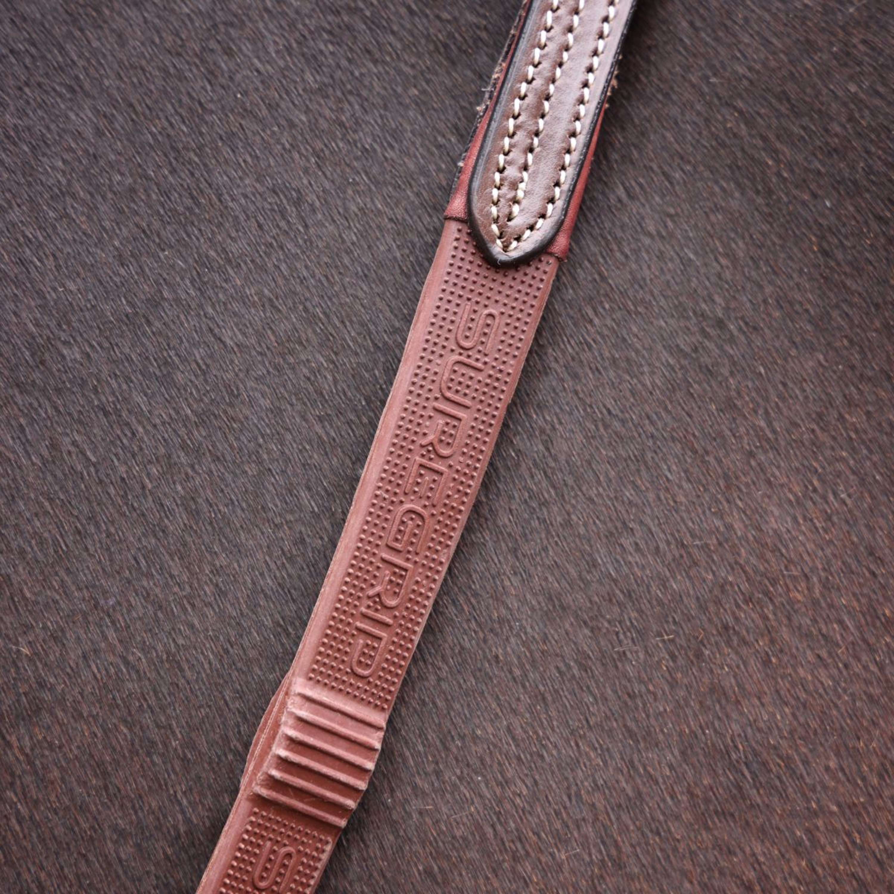Velociti by Shires Reins Lusso Elite Pro SureGrip Havana