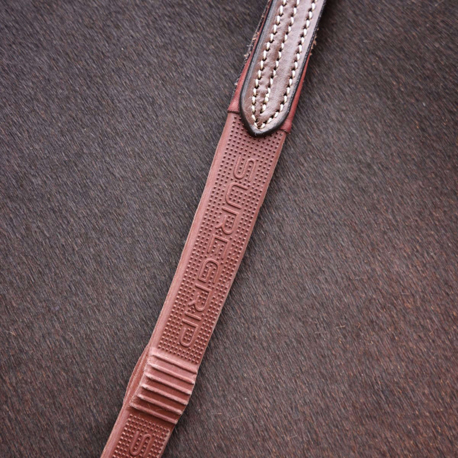 Velociti by Shires Reins Lusso Elite Pro SureGrip Havana