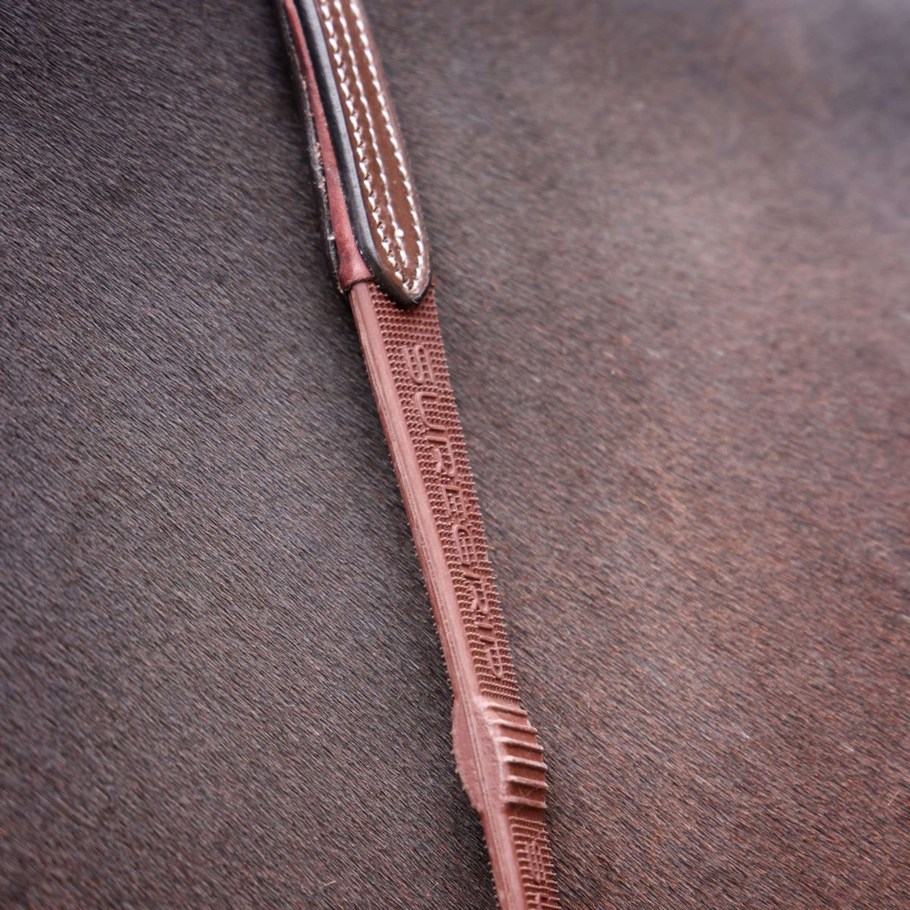 Velociti by Shires Reins Lusso Elite Pro SureGrip Havana