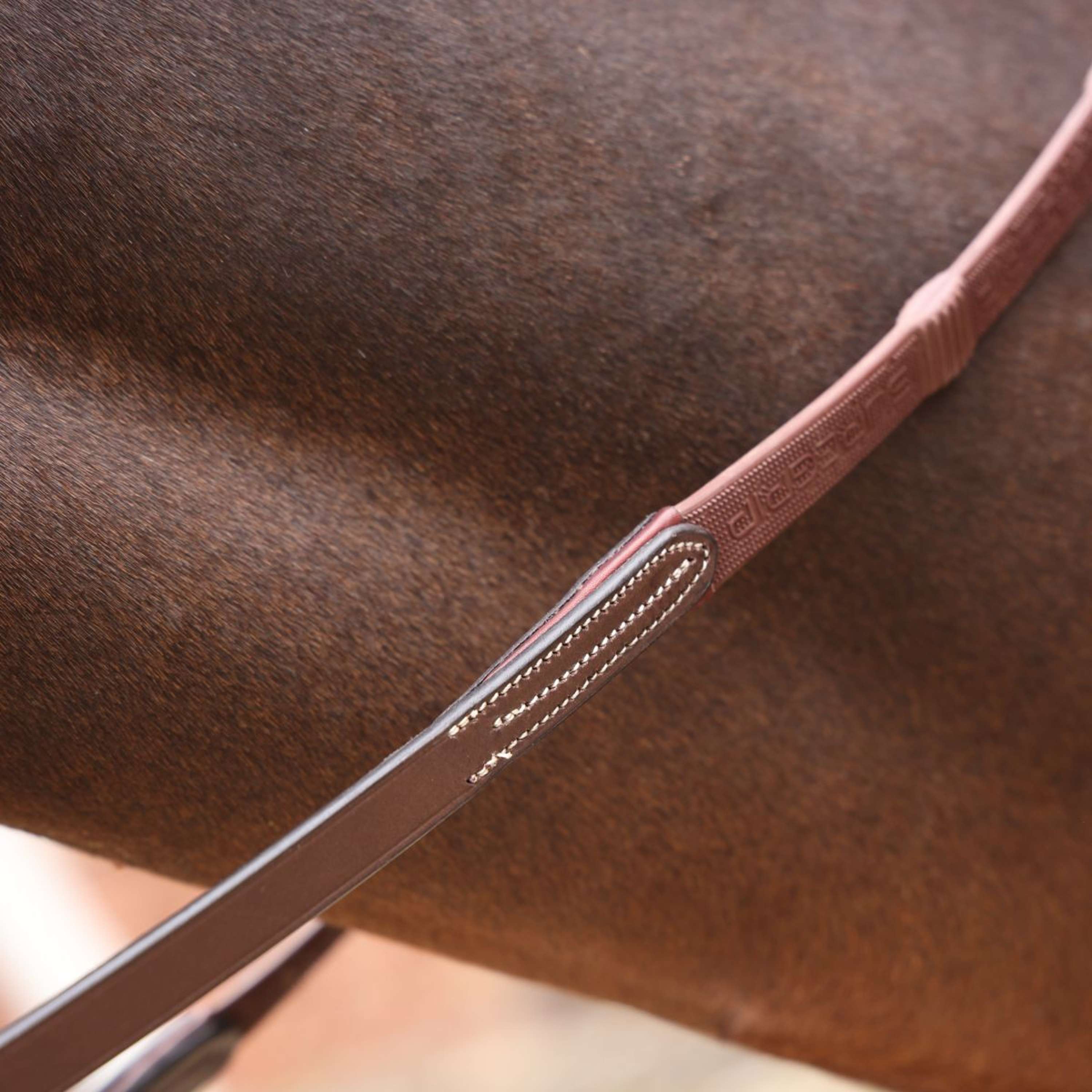 Velociti by Shires Reins Lusso Elite Pro SureGrip Havana