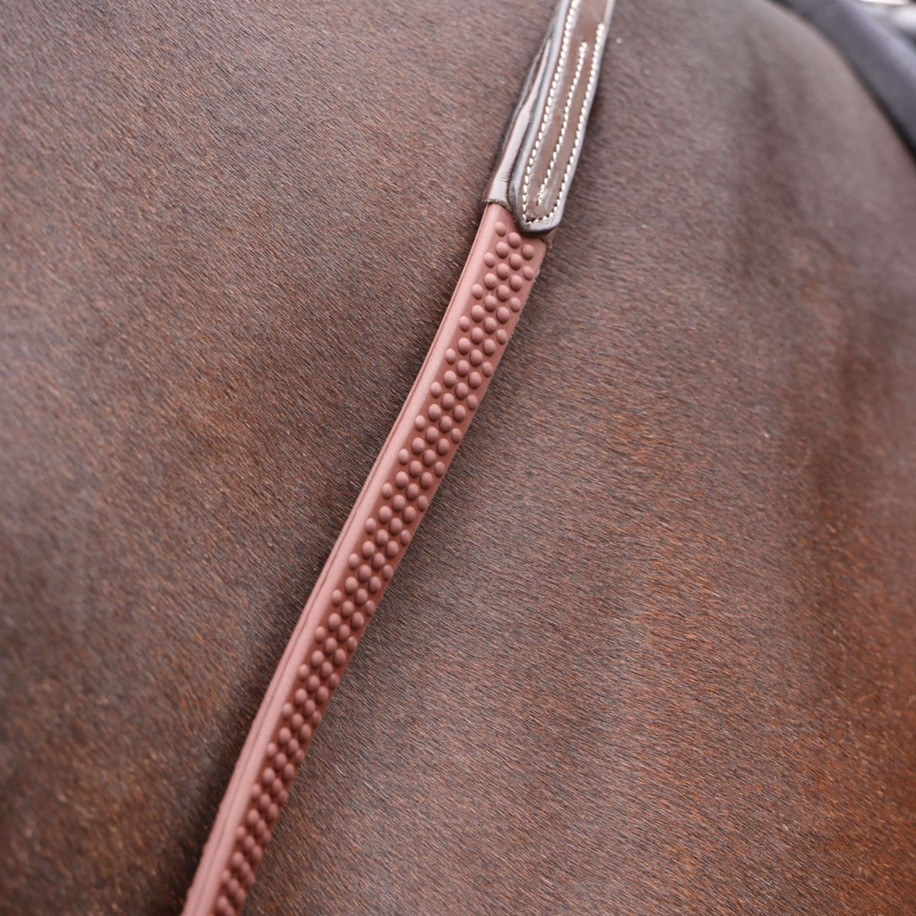 Velociti by Shires Reins Lusso Elite Pro SureGrip Havana