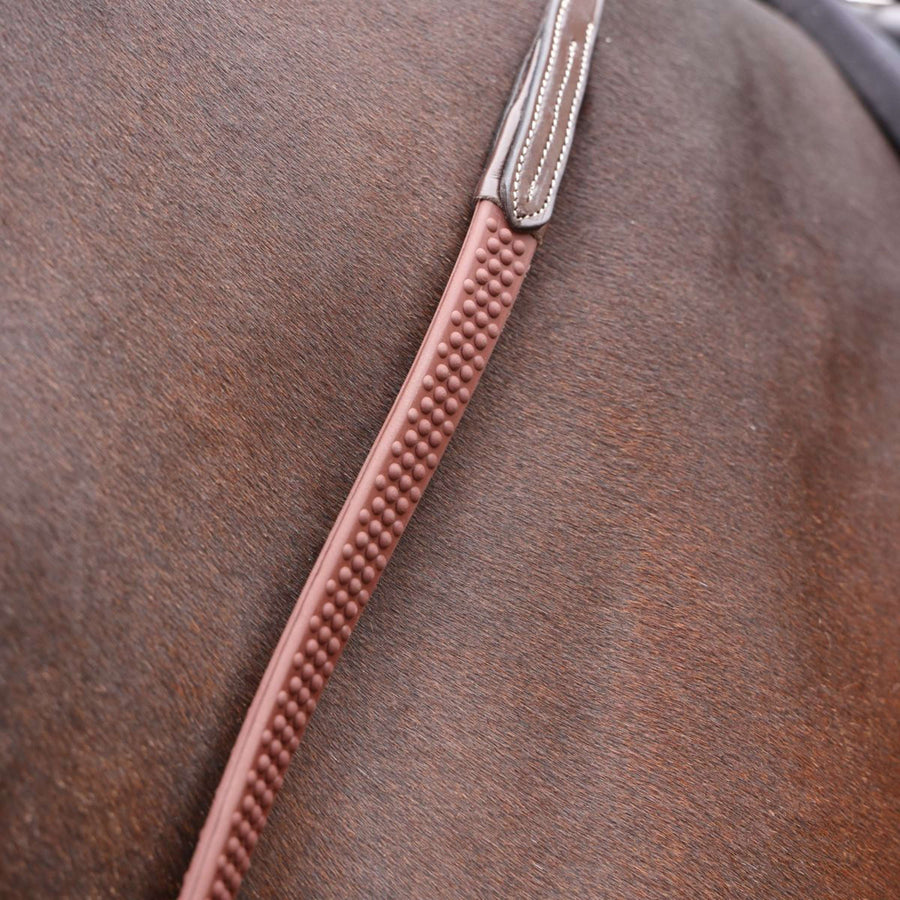 Velociti by Shires Reins Lusso Elite Pro SureGrip Havana