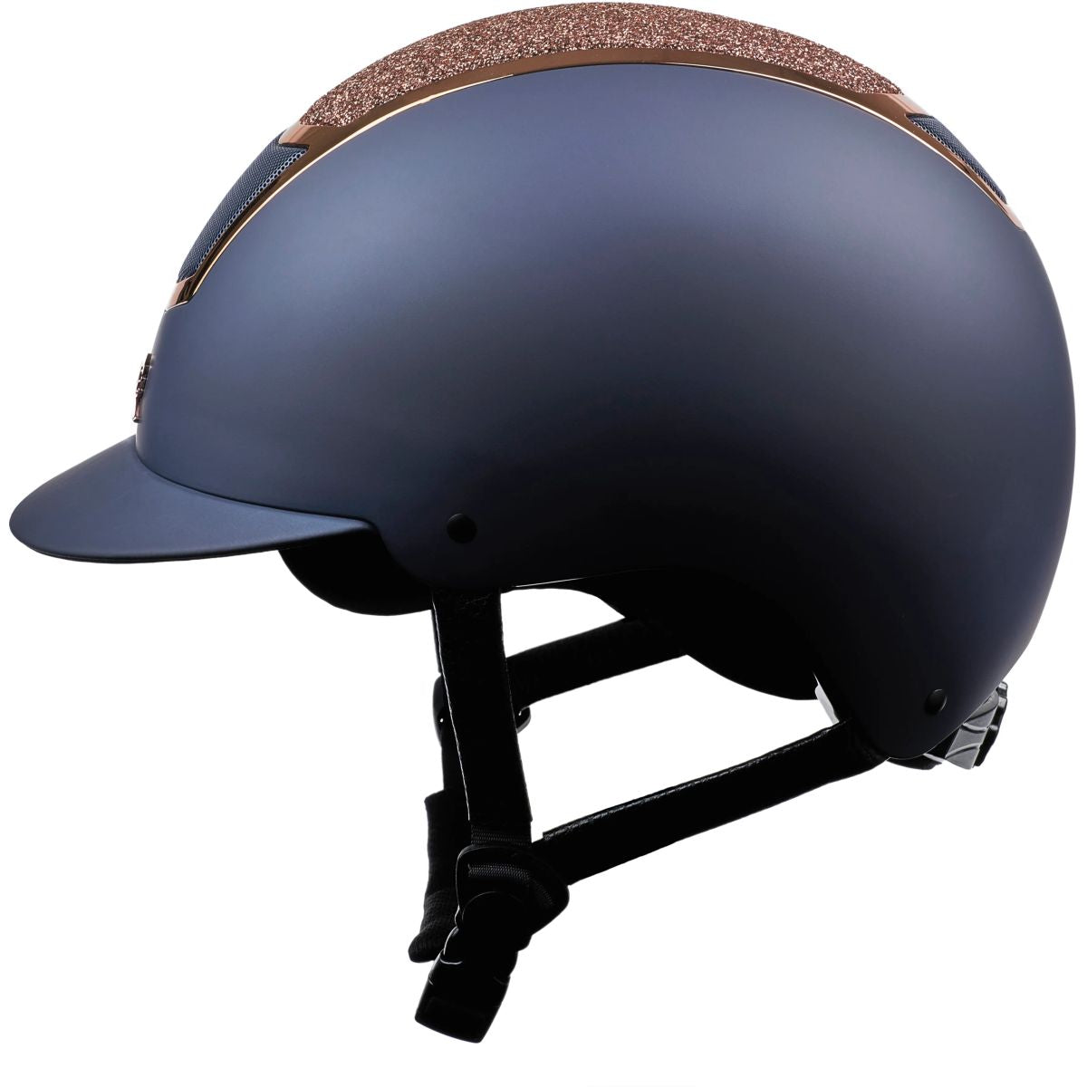 Karben by Shires Cap Valentina Navy/Rose Gold