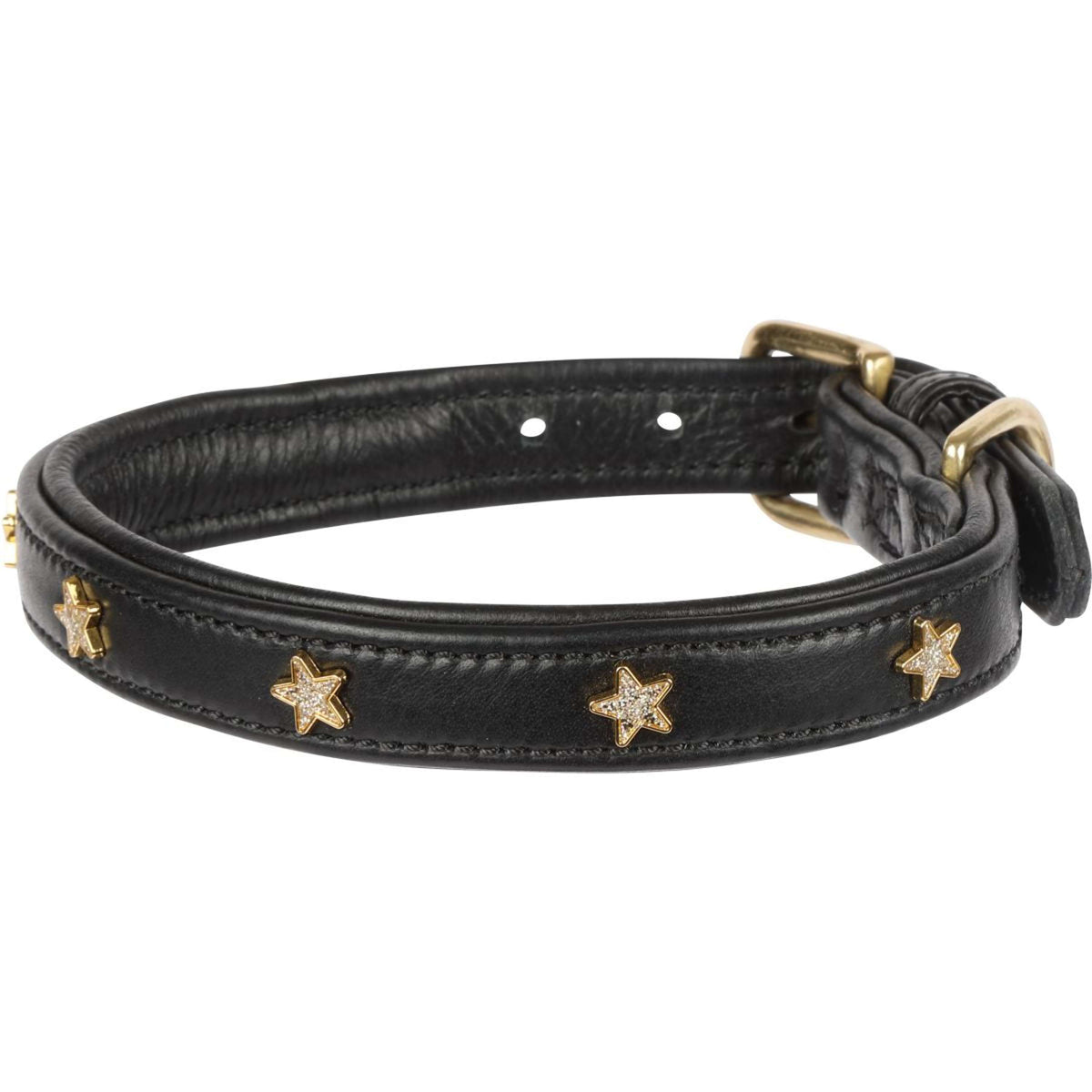 Digby & Fox Dog Collar Star Black