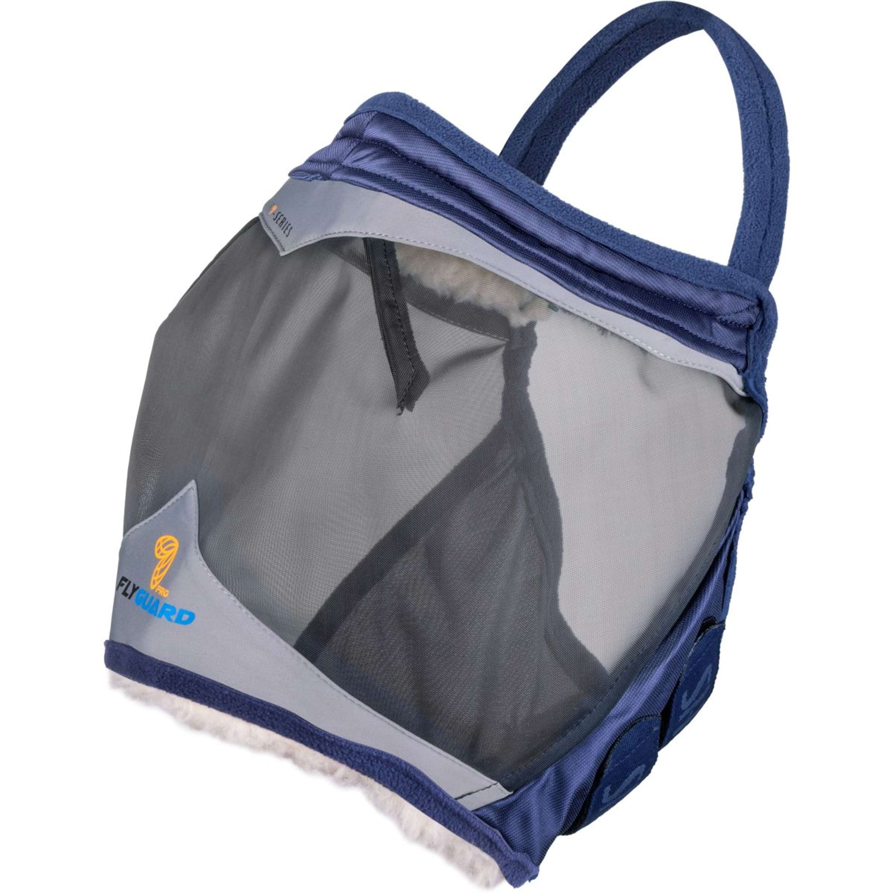 FlyGuard by Shires Fly Mask Pro Fine Mesh without Ears Navy