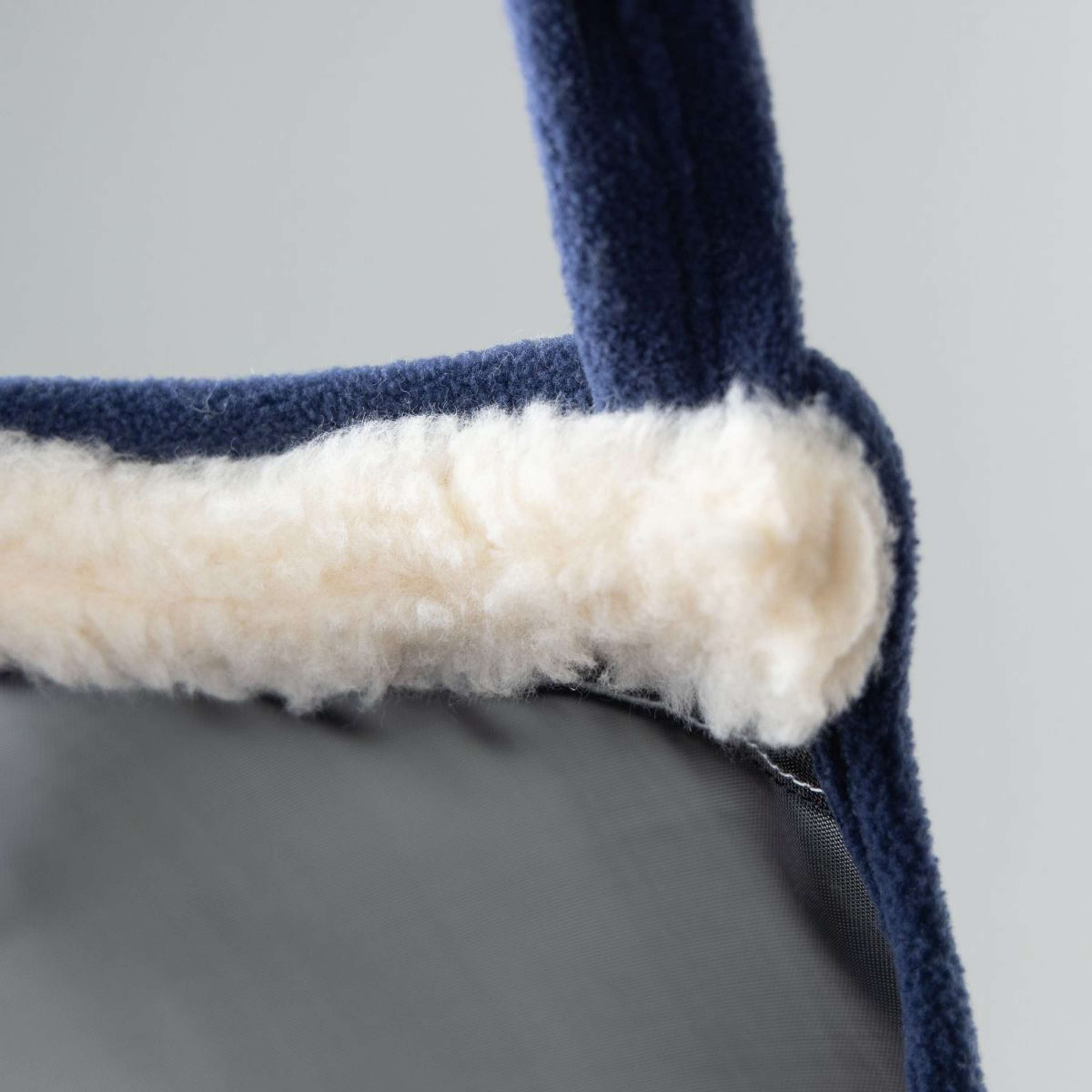 FlyGuard by Shires Fly Mask Pro Fine Mesh without Ears Navy