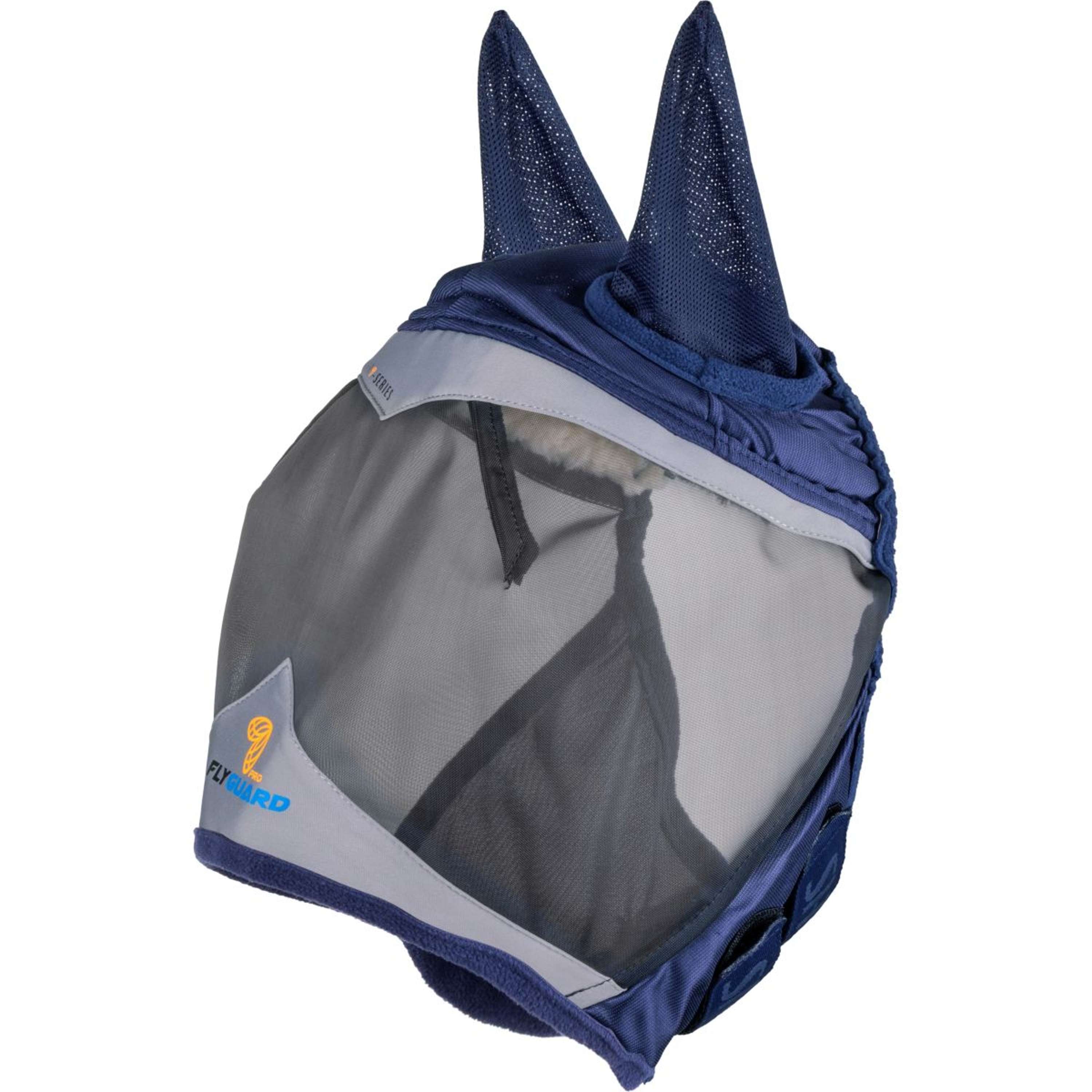 FlyGuard by Shires Fly Mask Pro Fine Mesh with Ears Navy