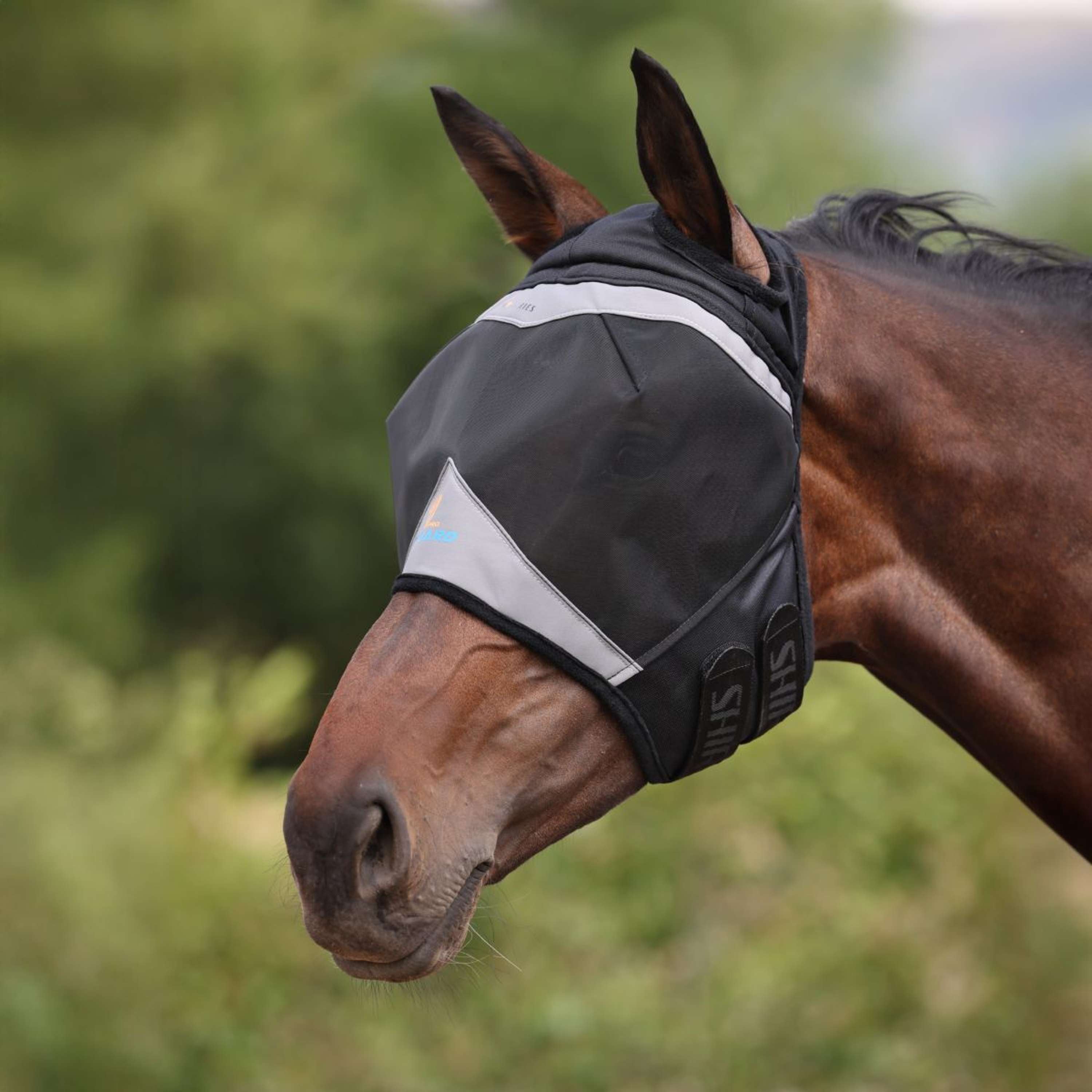 FlyGuard by Shires Fly Mask Pro Fine Mesh with Ear Hole Jet