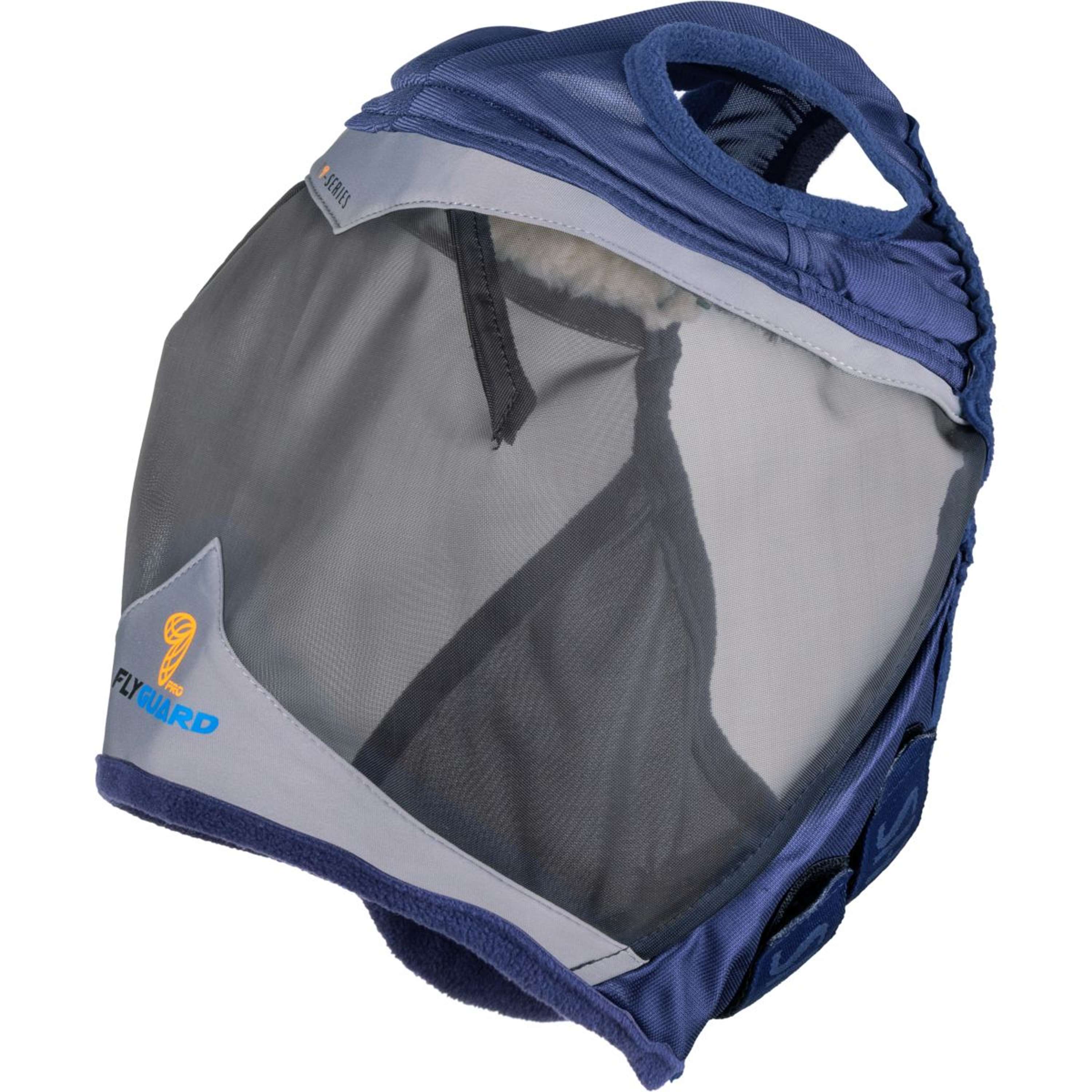 FlyGuard by Shires Fly Mask Pro Fine Mesh with Ear Hole Navy
