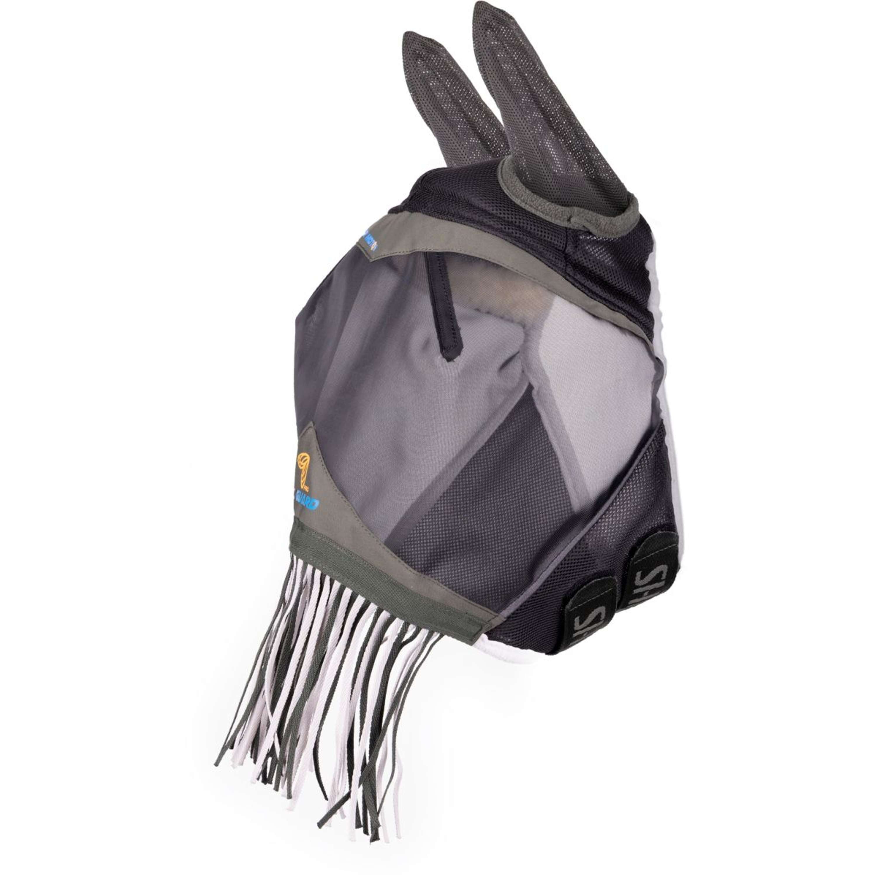 FlyGuard by Shires Fly Mask Pro Air Motion with Ears and Tassels Khaki