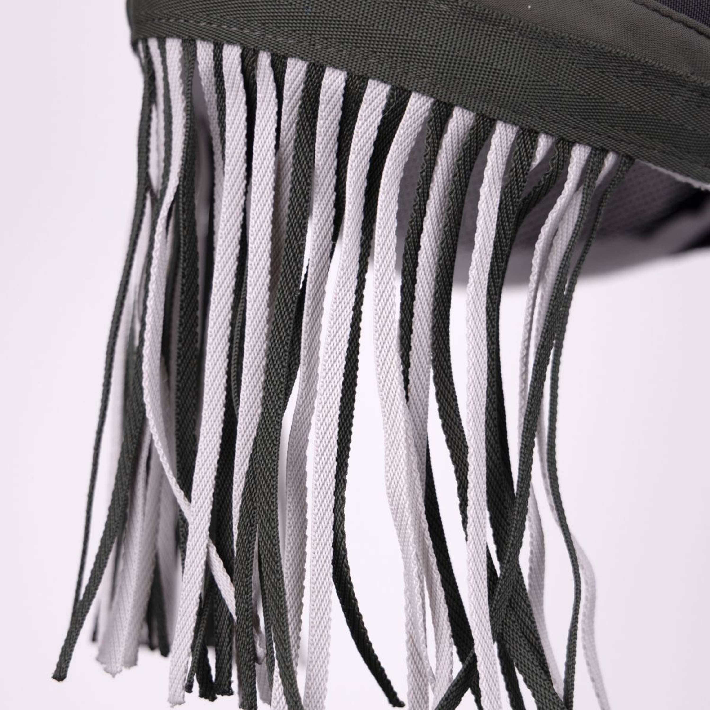 FlyGuard by Shires Fly Mask Pro Air Motion with Ears and Tassels Khaki