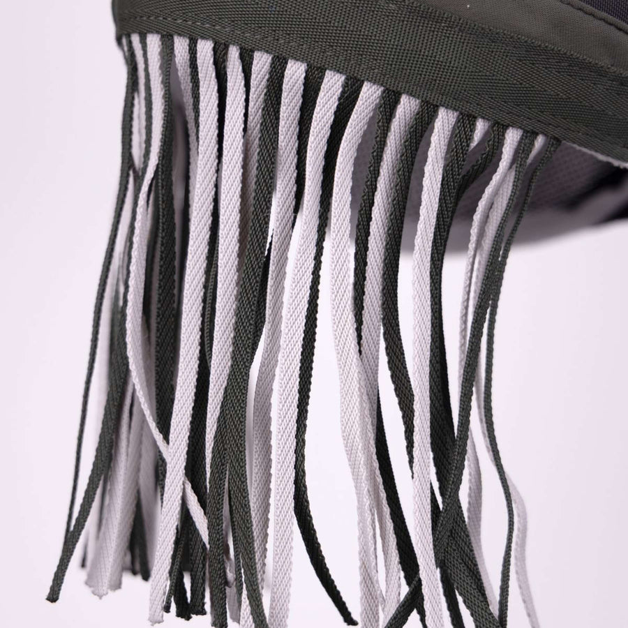 FlyGuard by Shires Fly Mask Pro Air Motion with Ears and Tassels Khaki