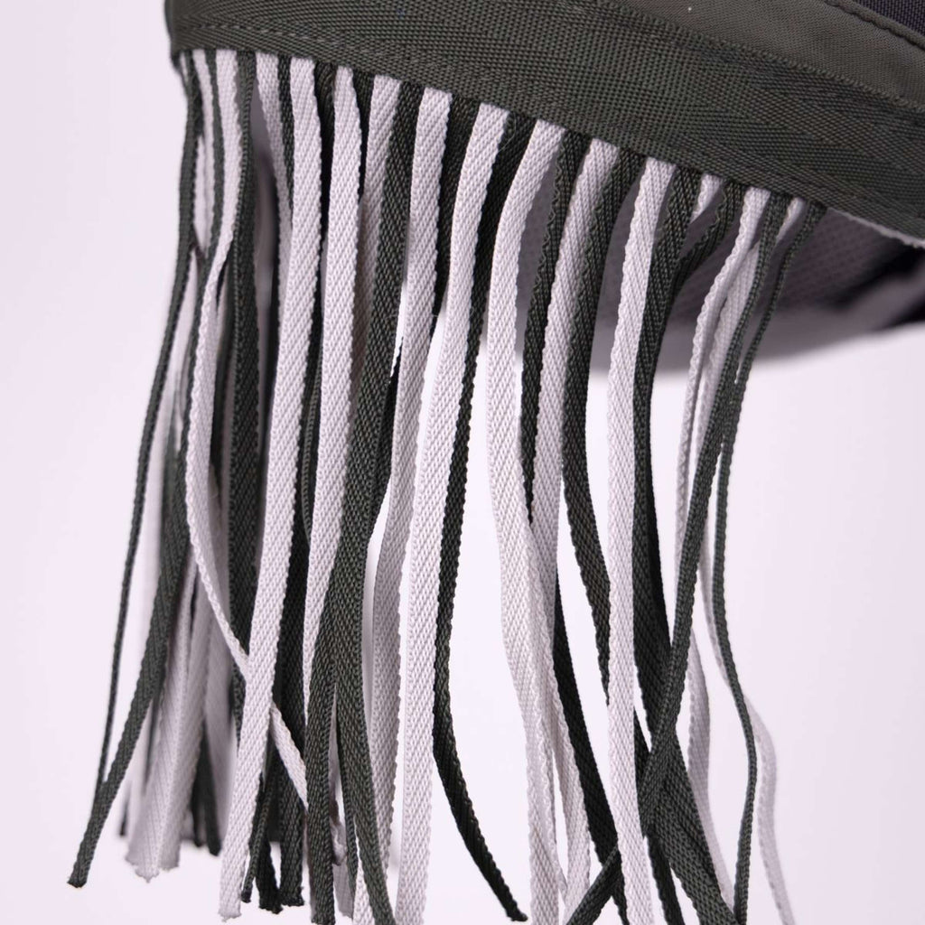FlyGuard by Shires Fly Mask Pro Air Motion with Ears and Tassels Khaki