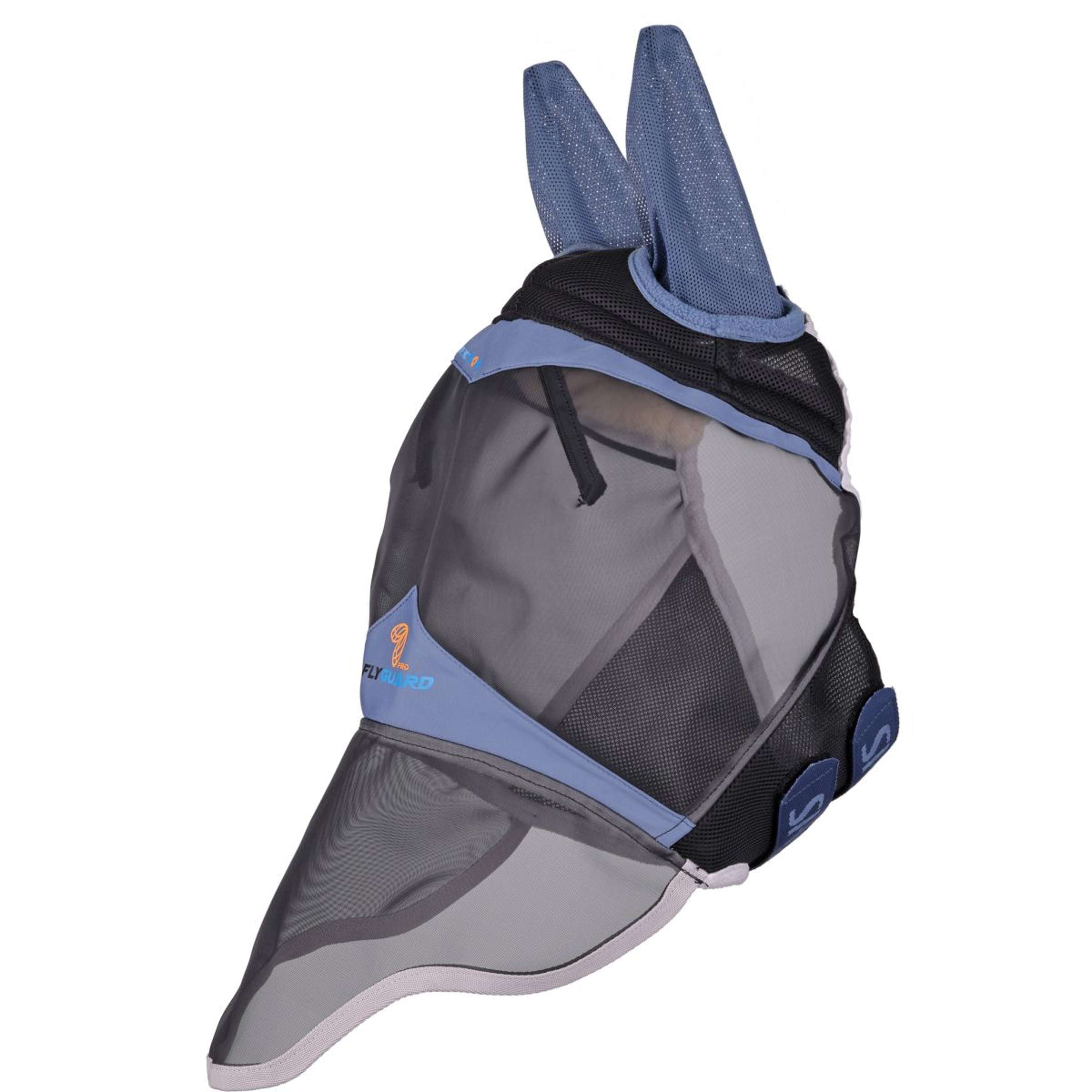 FlyGuard by Shires Fly Mask Pro Air Motion with Ears and Nose Deep Airforce Blue