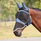 FlyGuard by Shires Fly Mask Pro Air Motion with Ears and Nose Deep Airforce Blue