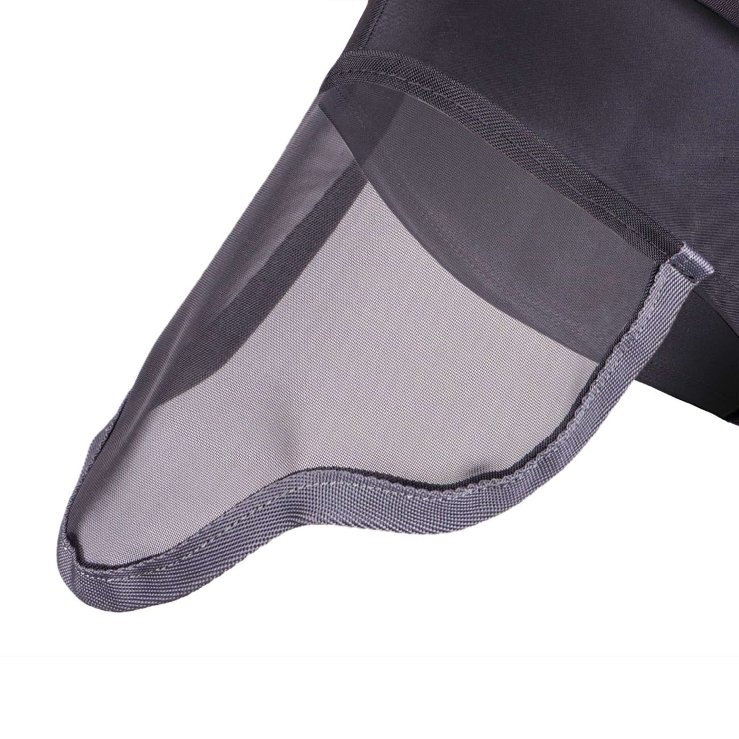Shires Fly Mask Stretch with Nose Jet Black