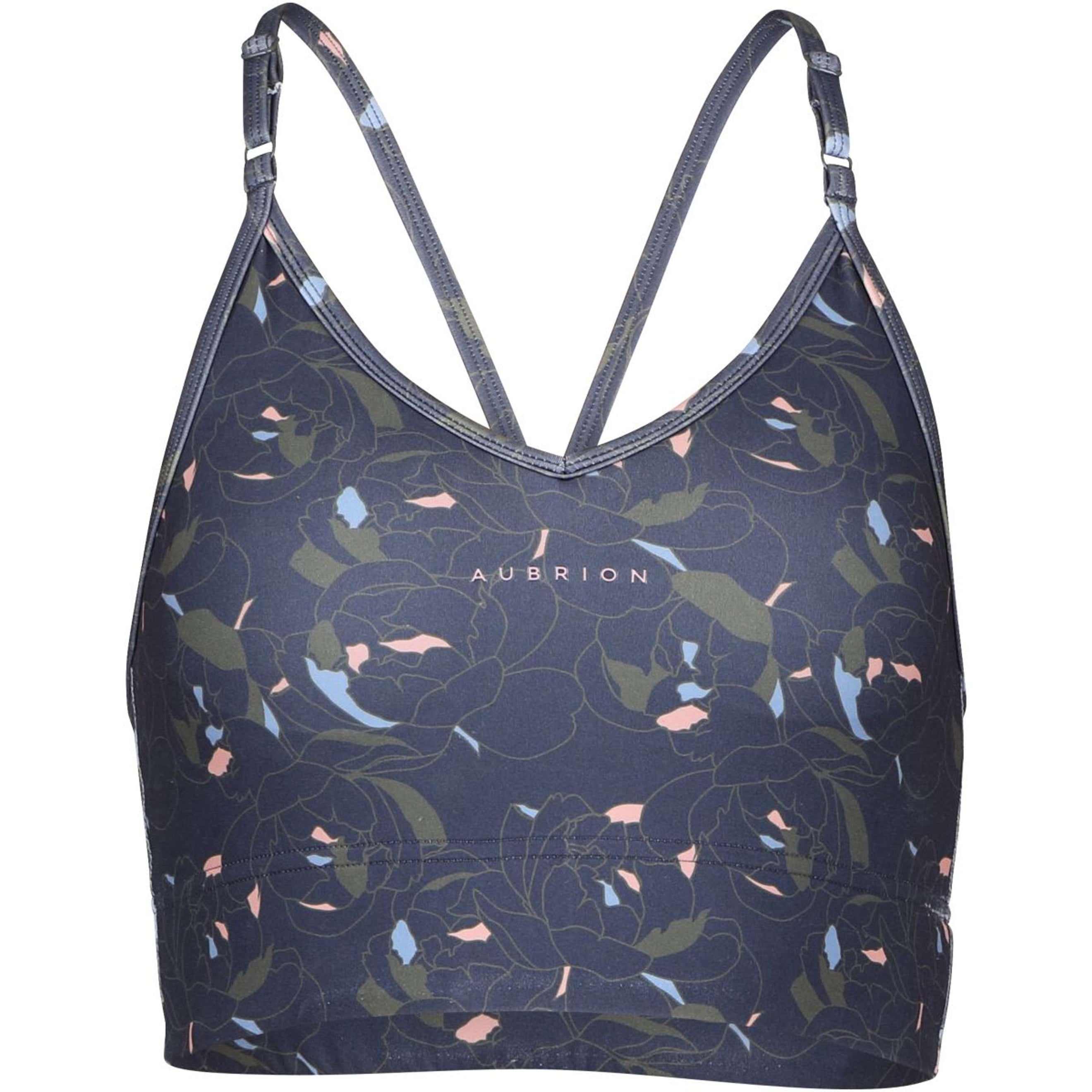 Aubrion Sports Bra Invigorate Peony Print