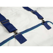 Highlander Plus Eczema Rug Sweet-Itch Combo White/Airforce